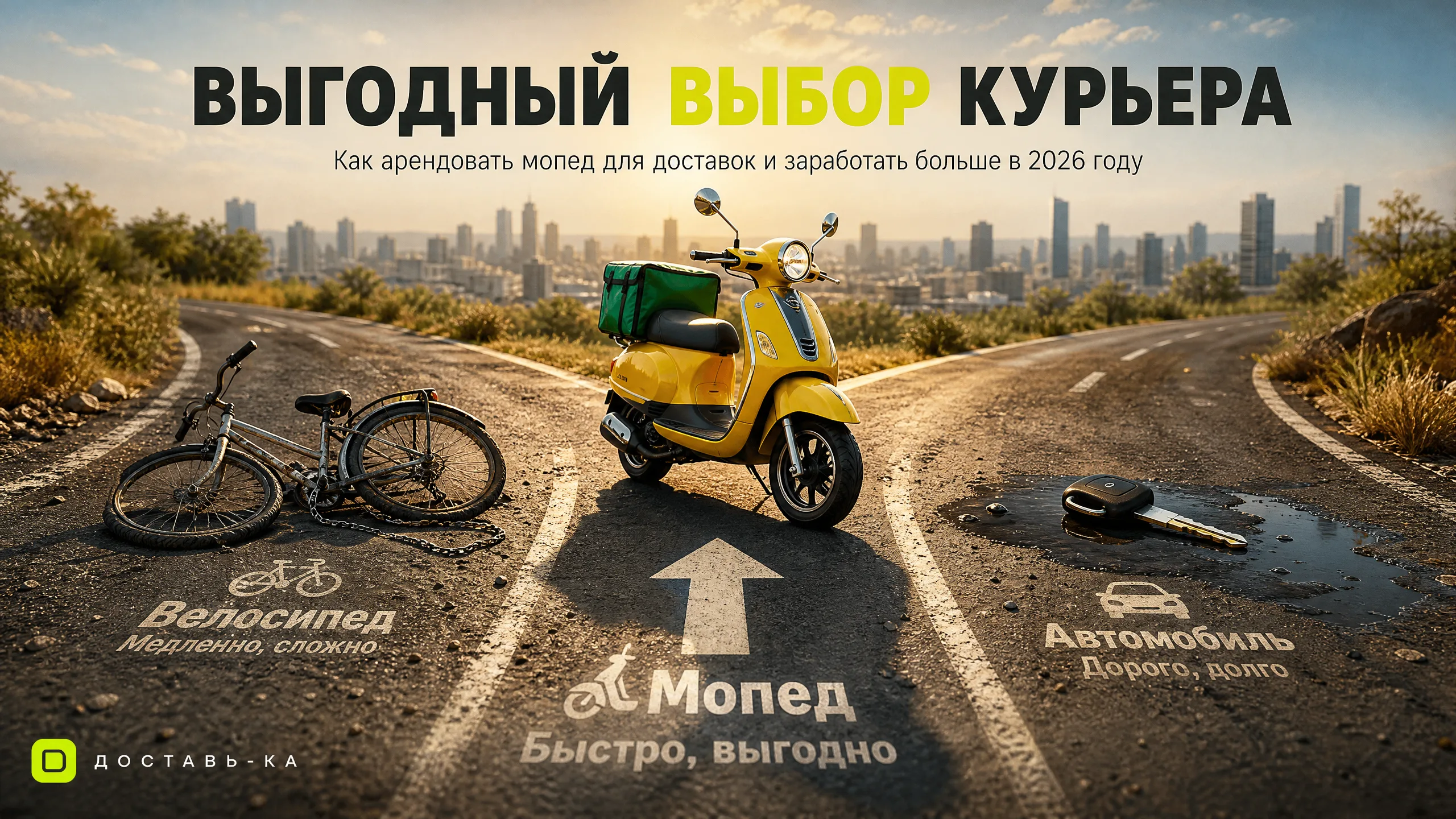 Аренда мопеда для курьеров: как выбрать и выгодно использовать в 2026 году