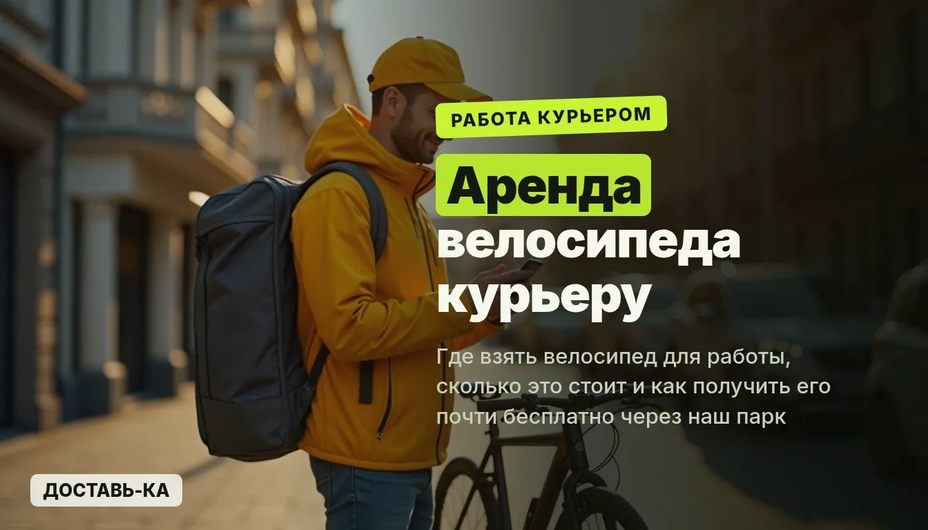 Аренда велосипеда курьеру Яндекс Еда: где взять и сколько это стоит