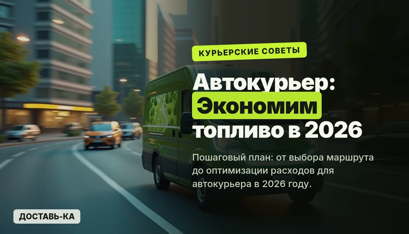 Автокурьер: как сделать свой автомобиль экономичным в 2026 году