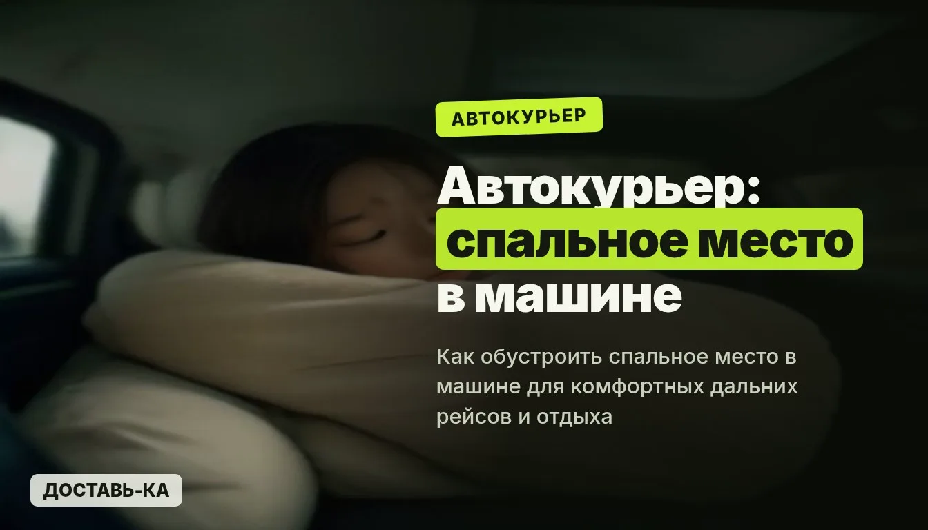 Автокурьер: как обустроить спальное место в машине для дальних рейсов в 2026 году