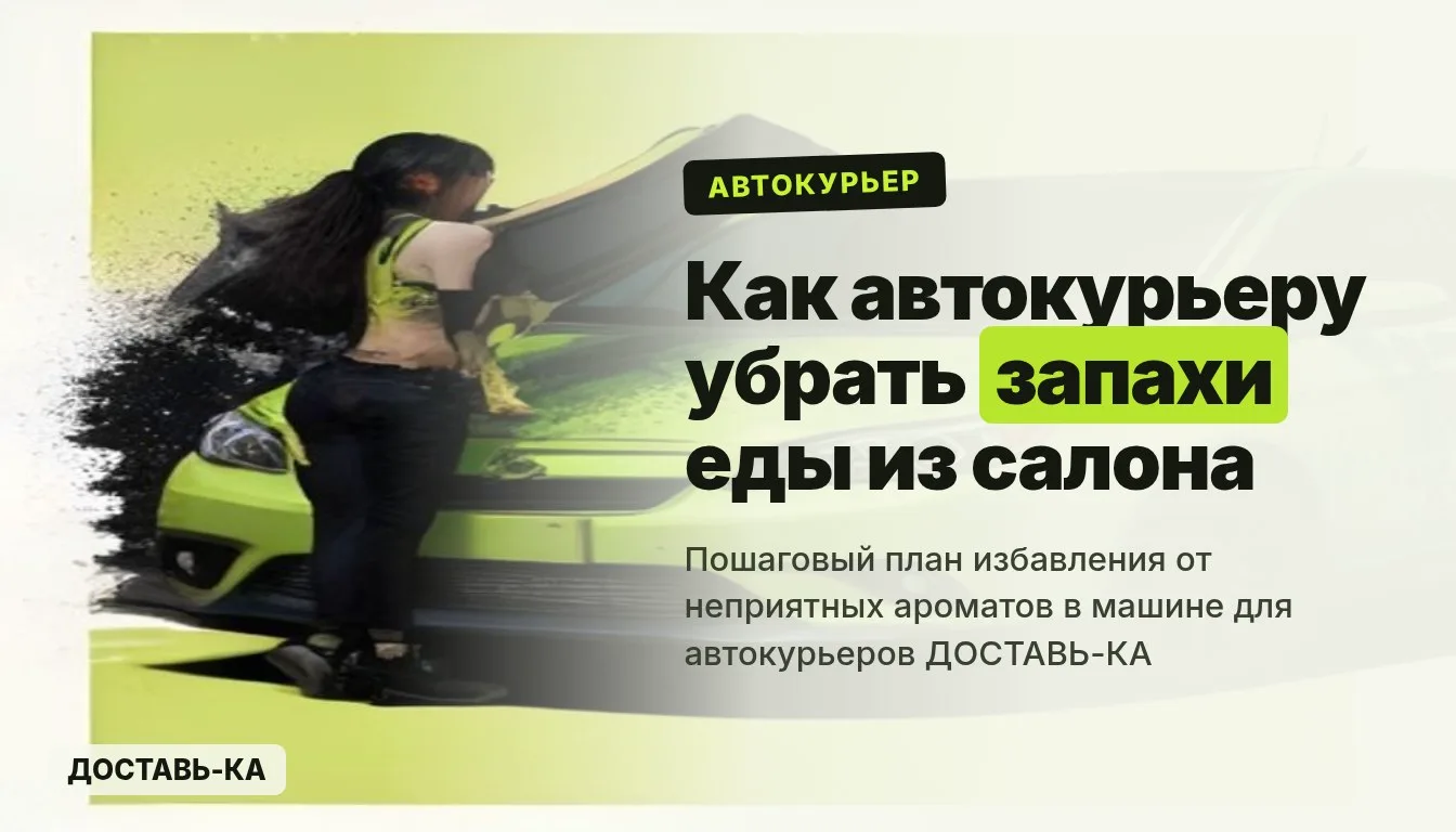 Автокурьер: как избавиться от запахов еды в салоне автомобиля в 2026 году