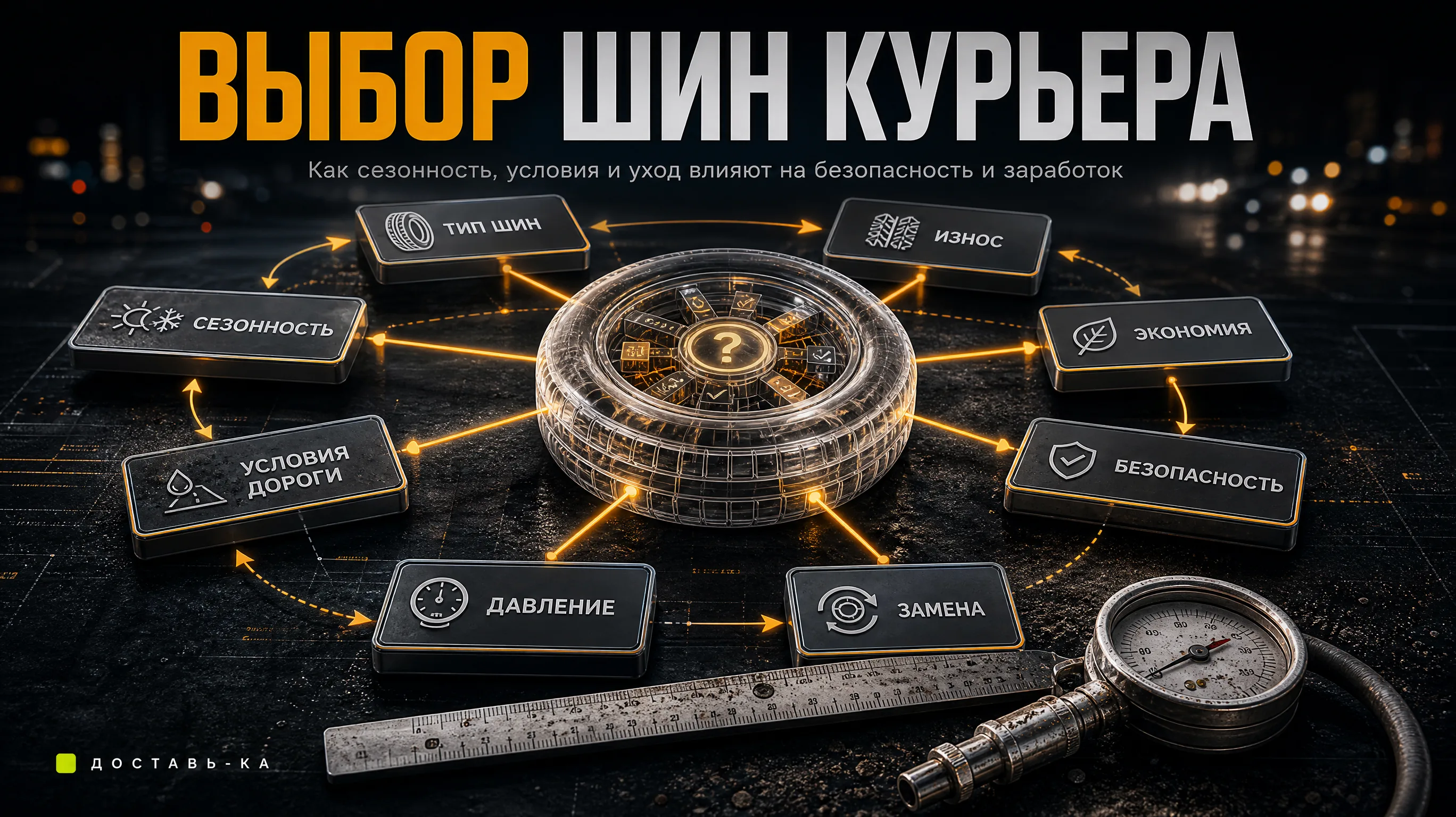 Какие шины выбрать автокурьеру в 2026 году для экономии и безопасности