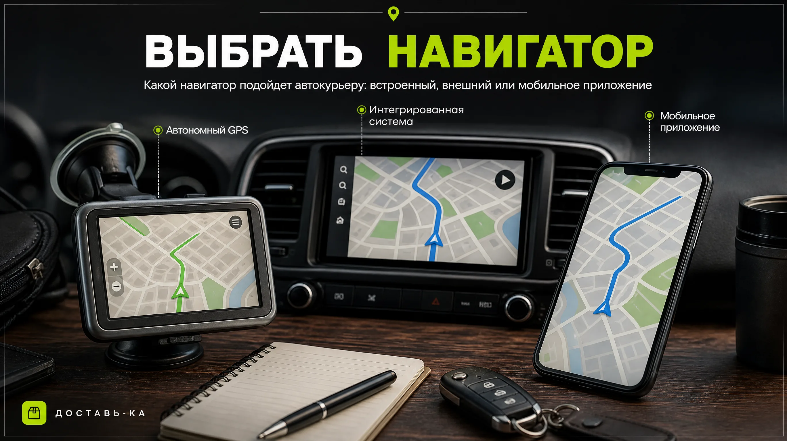 Автокурьер: какой навигатор выбрать для работы в 2026 году