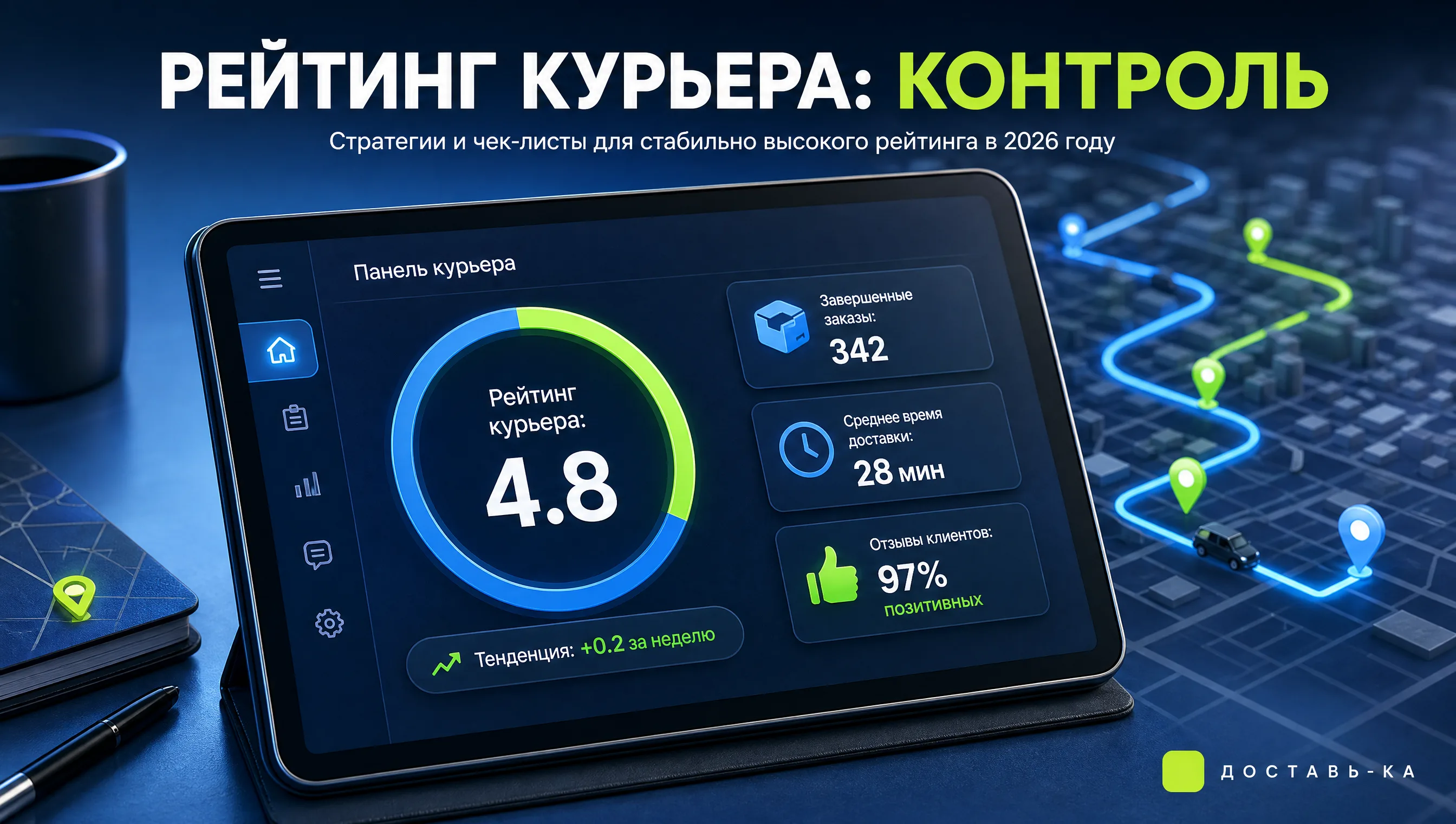 Блокировка аккаунта курьера за низкий рейтинг: как повысить в 2026 году