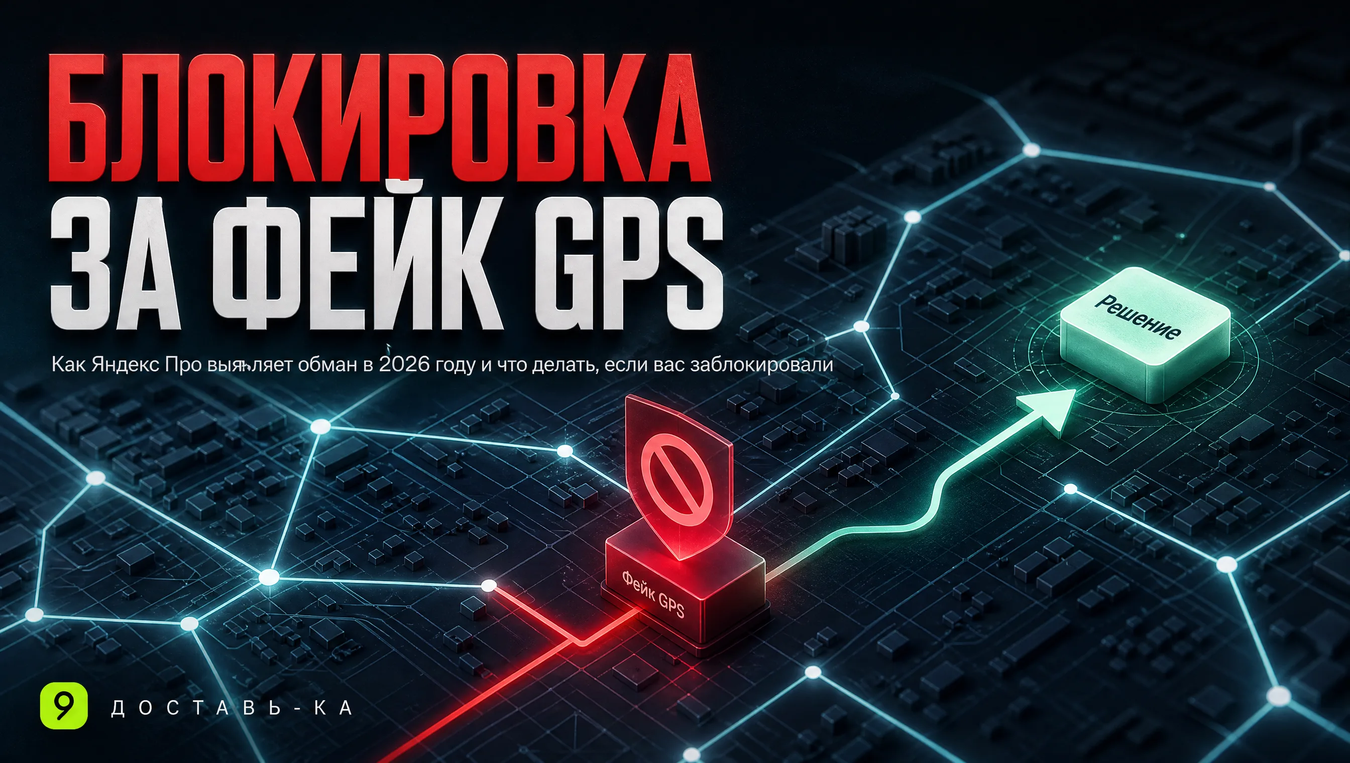 Блокировка за подмену GPS в Яндекс Про: почему это не работает и как ее снимают в 2026