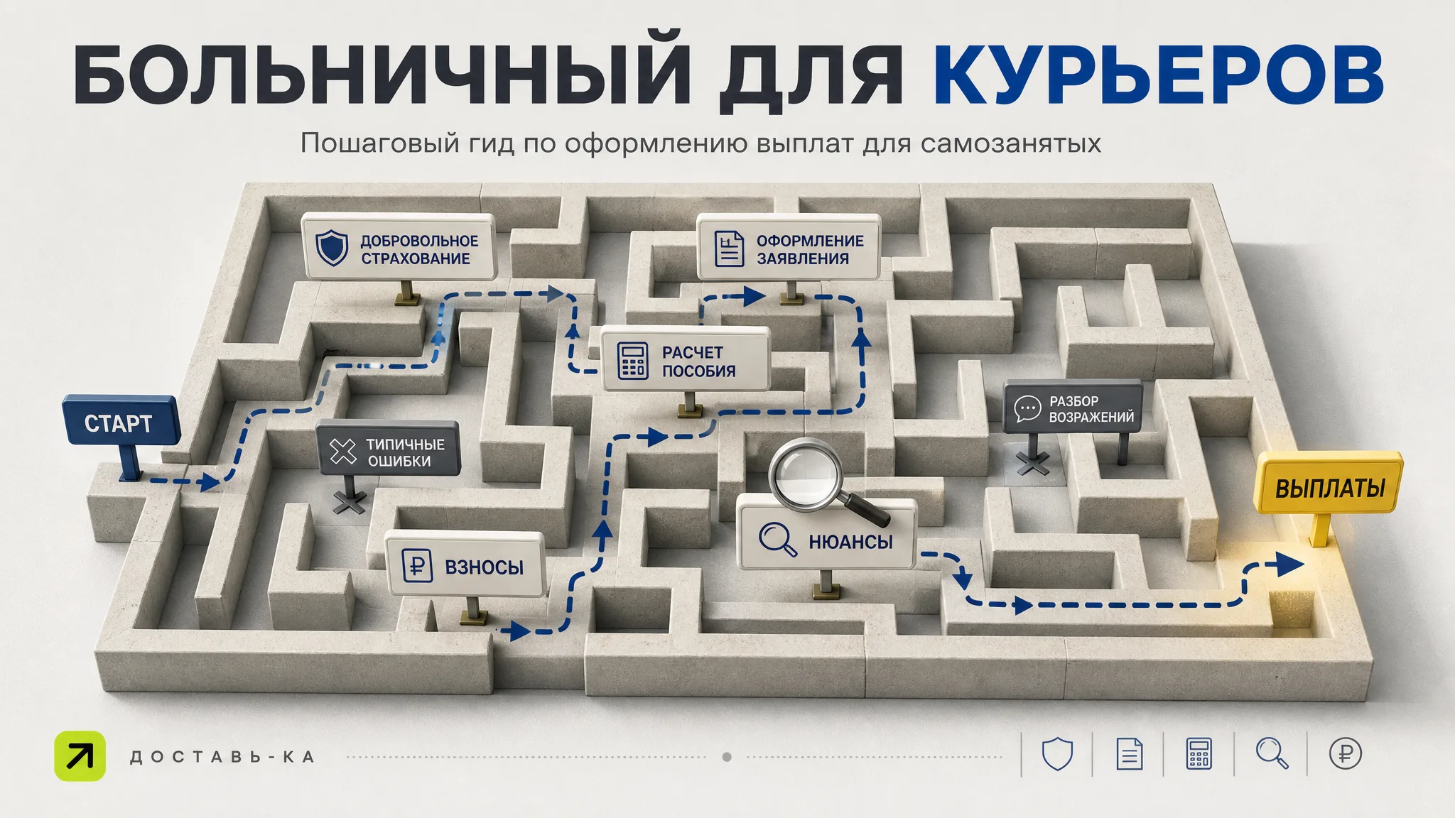 Открывают ли больничный самозанятым курьерам в 2026 году?