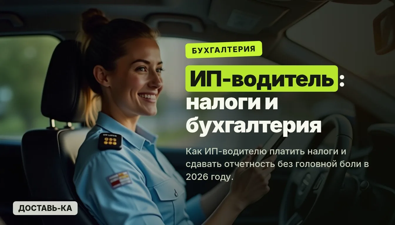 ИП водитель: налоги и бухгалтерия без головной боли в 2026 году