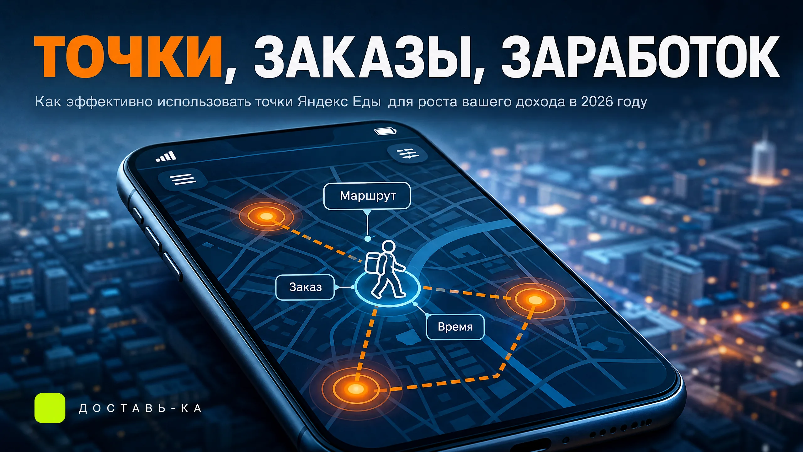 Что такое точки в Яндекс Еде: объясняем для курьеров в 2026 году