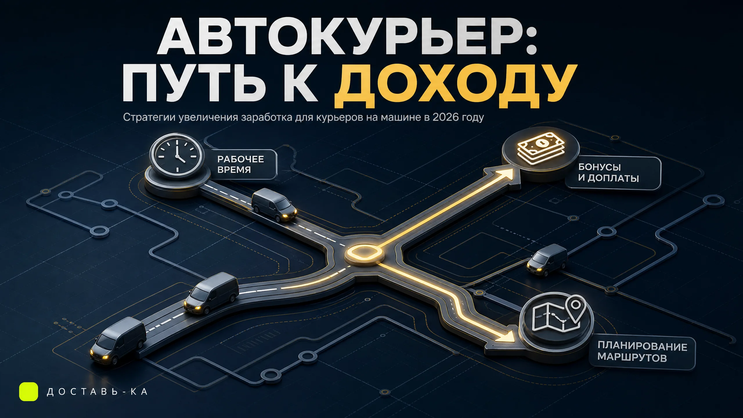 Доход курьера на авто: от чего зависит и как увеличить в 2026 году