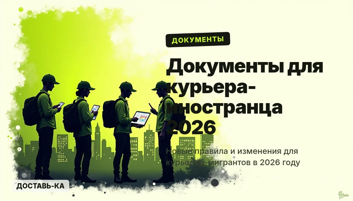Документы для курьера-иностранца: новые правила и изменения в 2026 году