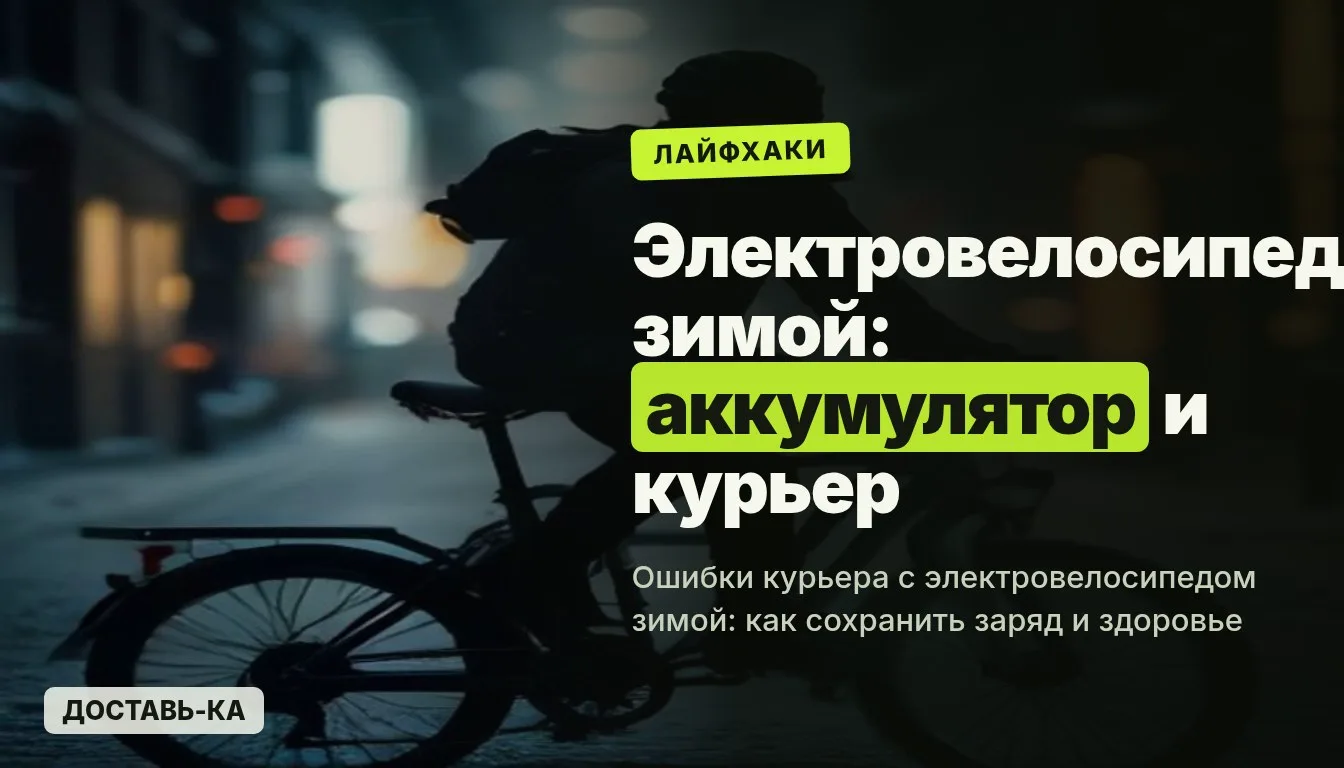 Электровелосипед зимой: как правильно заряжать и работать в 2026 году