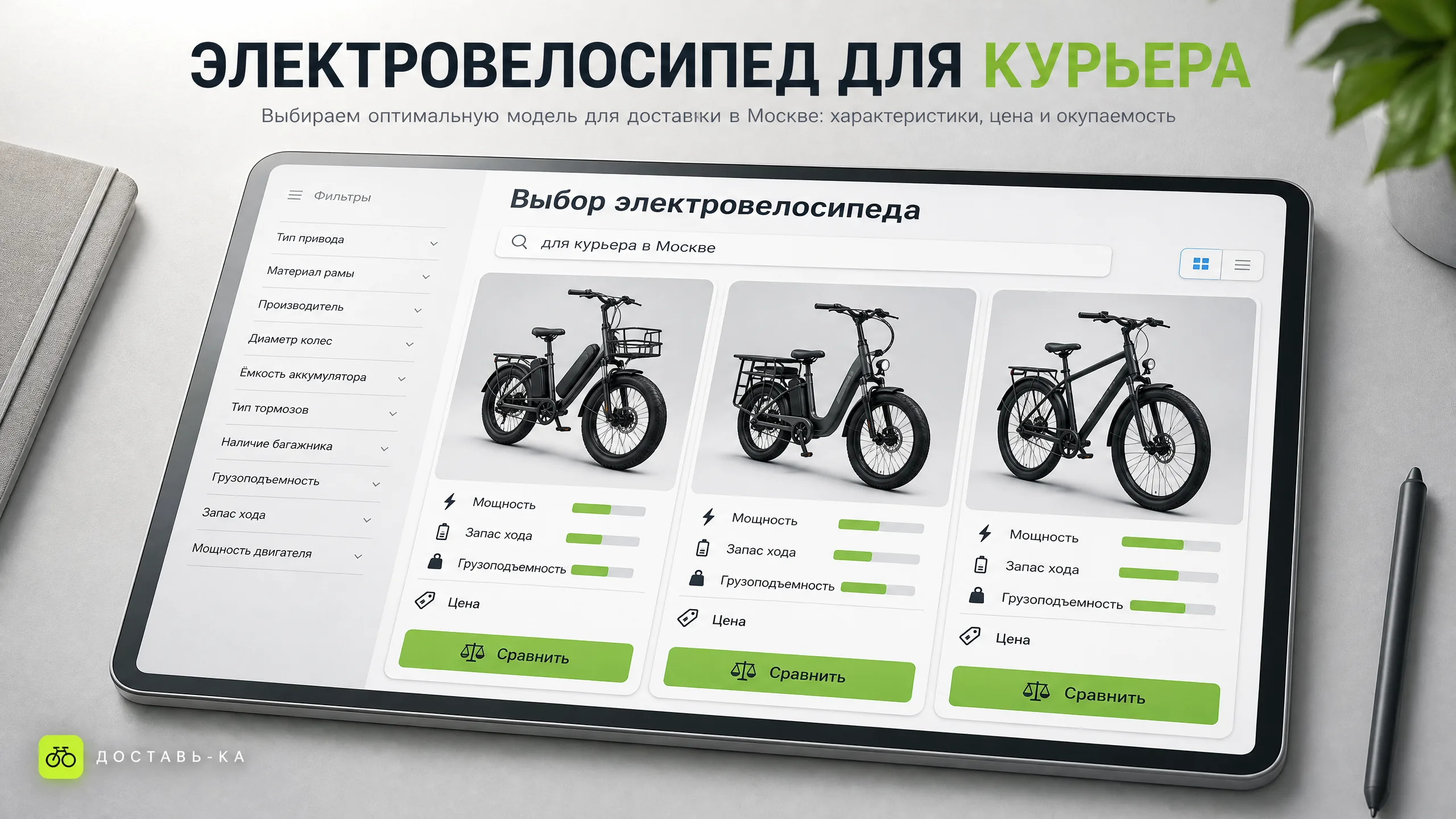 Электровелосипед для курьеров: как выбрать и купить в Москве в 2026 году?