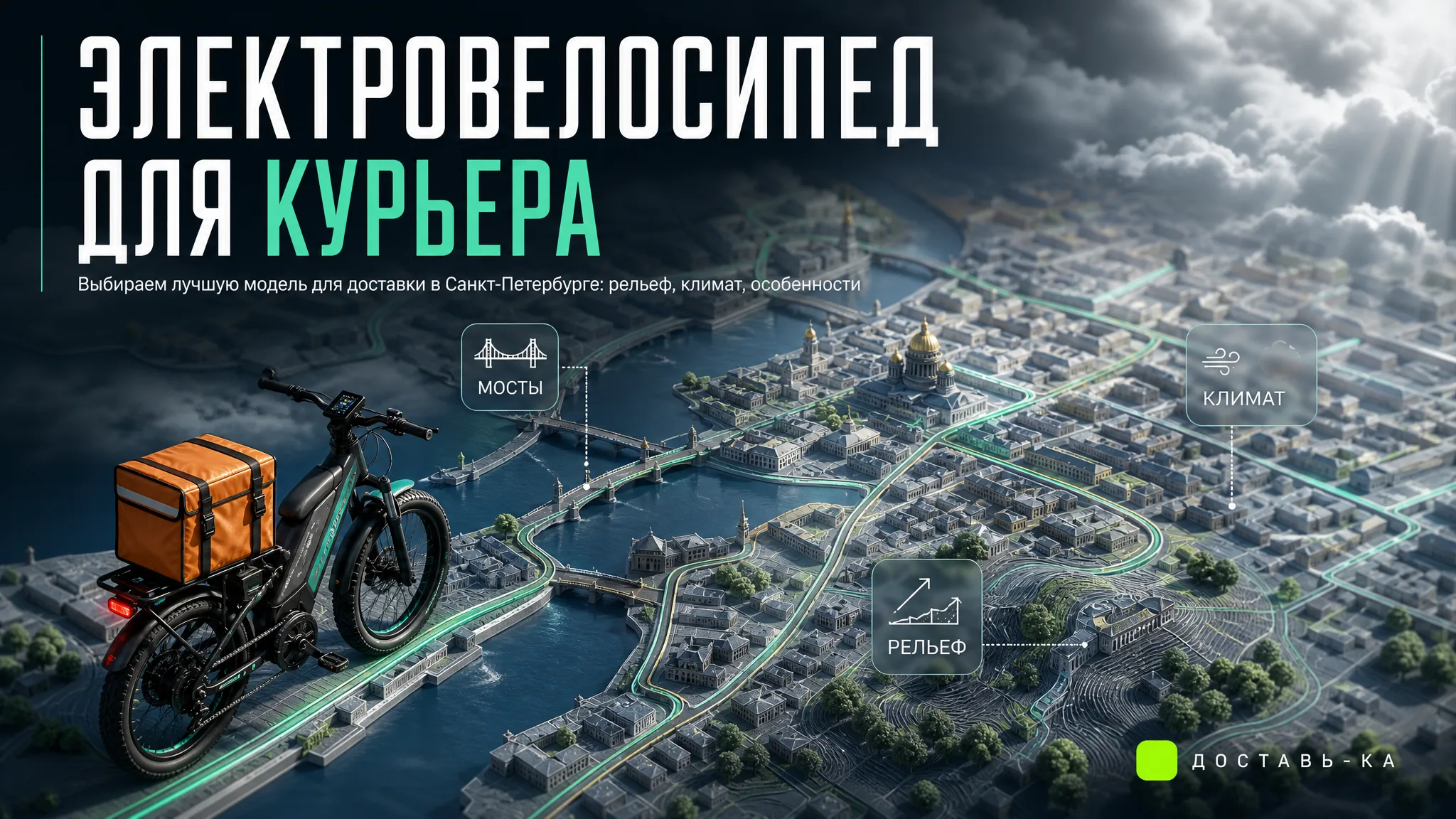 Электровелосипед для курьеров в СПб: особенности выбора в 2026 году