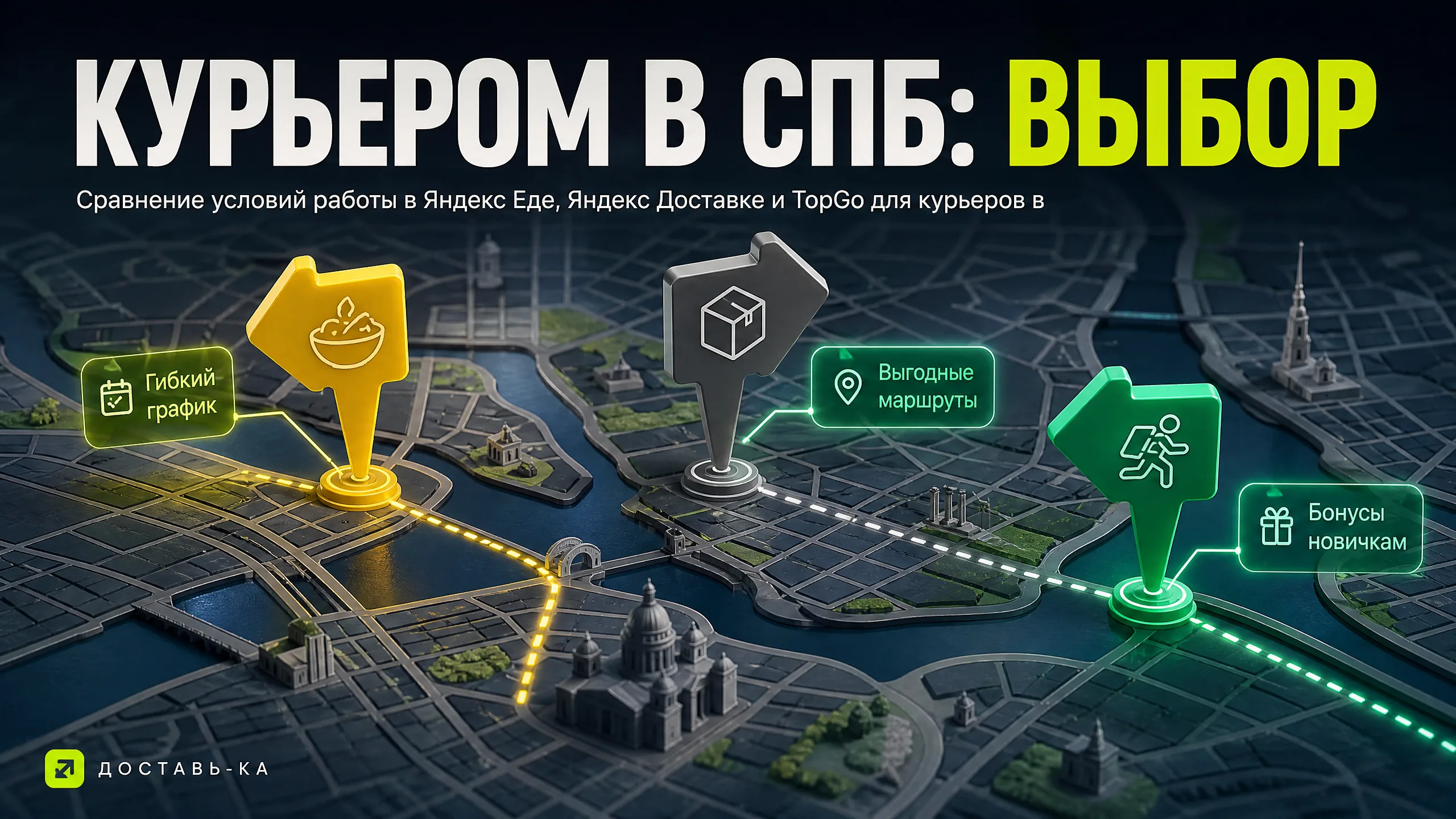 Где лучше работать курьером в СПб: сравниваем условия и доходы в 2026 году