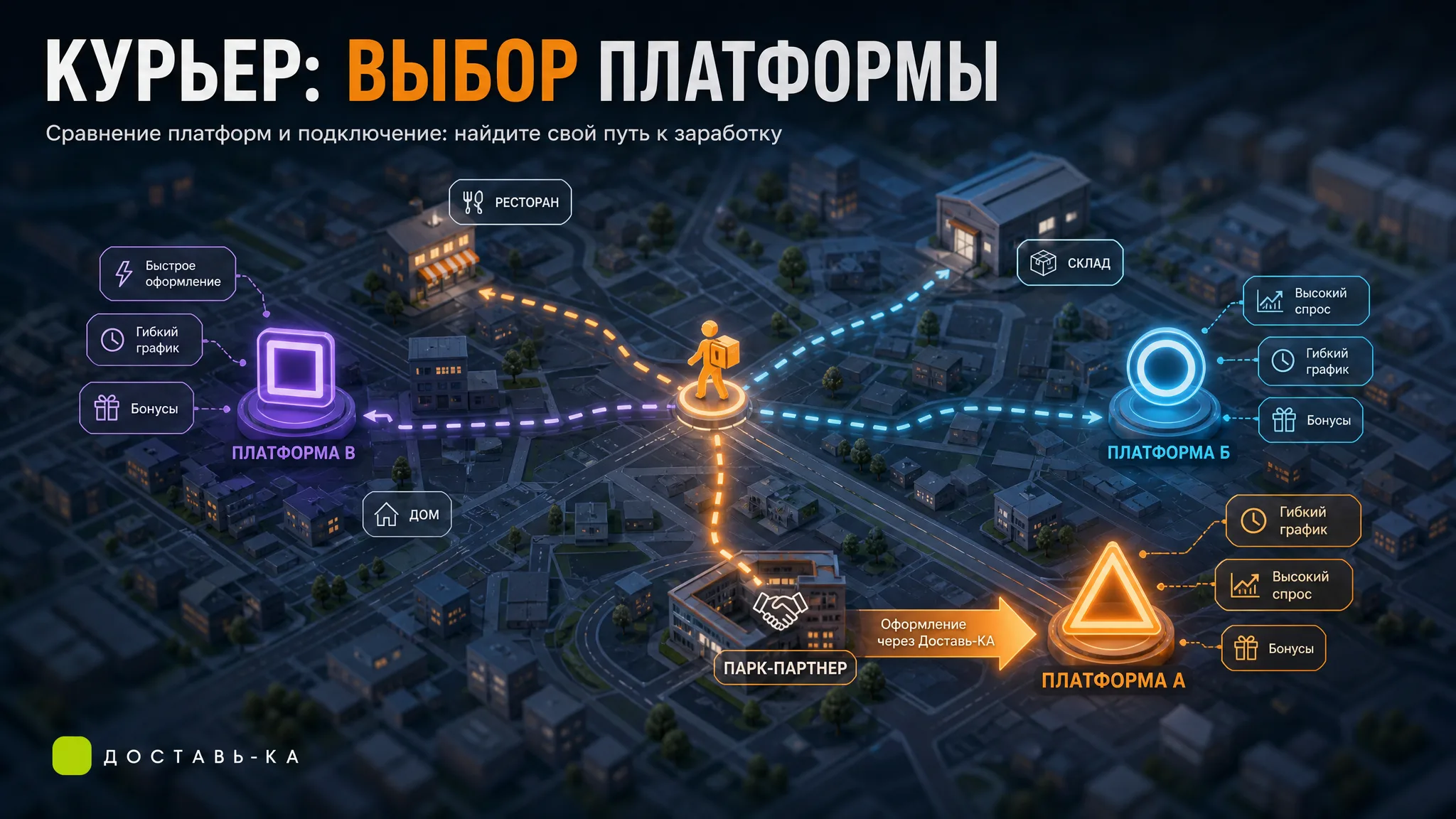 Где работать курьером в 2026 году: обзор платформ и выбор лучших условий