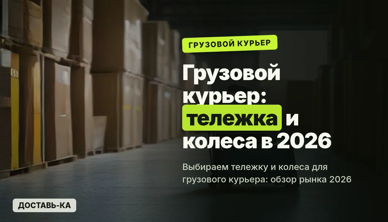 Грузовой курьер тележка колеса: как выбрать в 2026 году?
