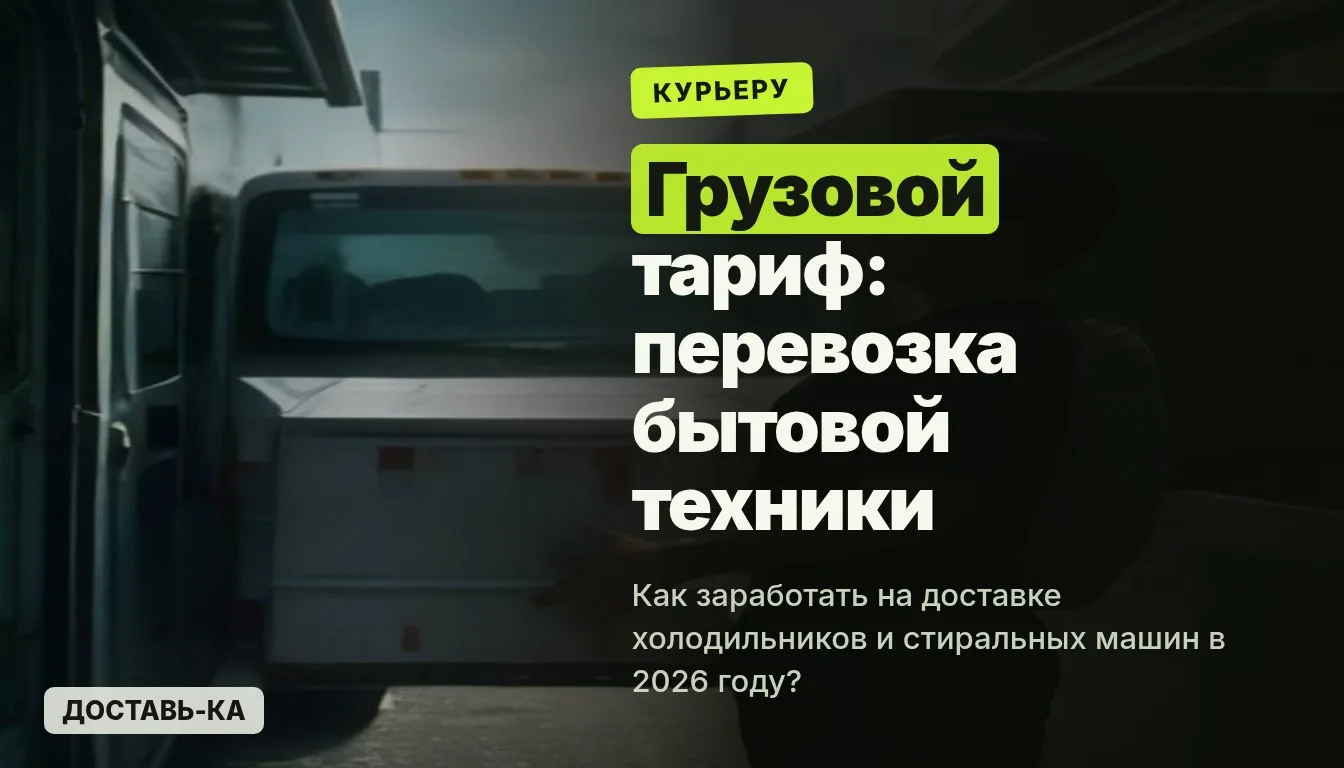 Грузовой тариф: нюансы перевозки крупной бытовой техники и электроники в 2026 году