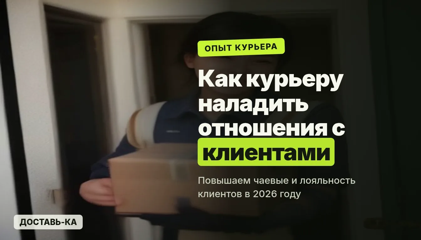 Как курьеру наладить отношения с постоянными клиентами для чаевых в 2026 году