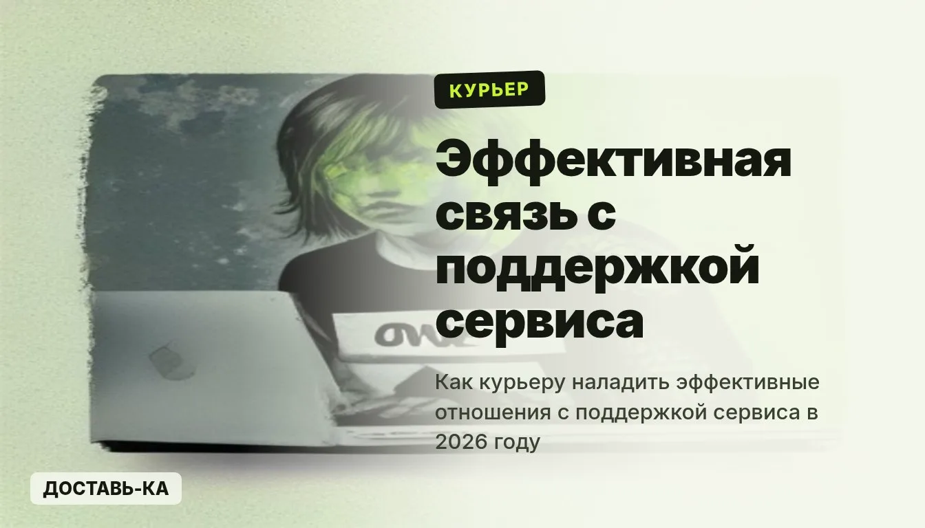 Как курьеру наладить эффективные отношения с поддержкой сервиса в 2026 году