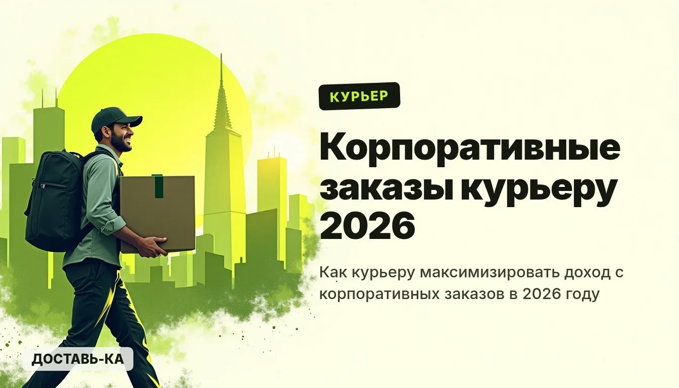 Корпоративные заказы курьеру: секреты успешной работы в 2026 году