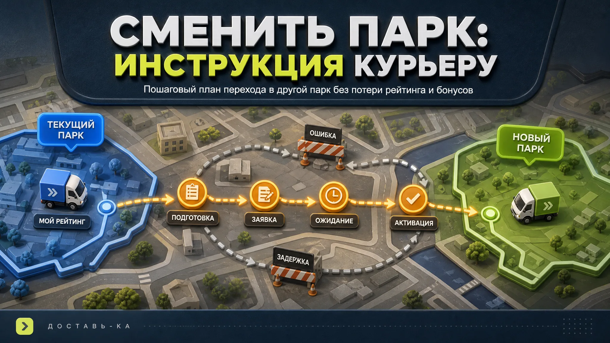 Как сменить парк курьеру в 2026 году: план без потерь