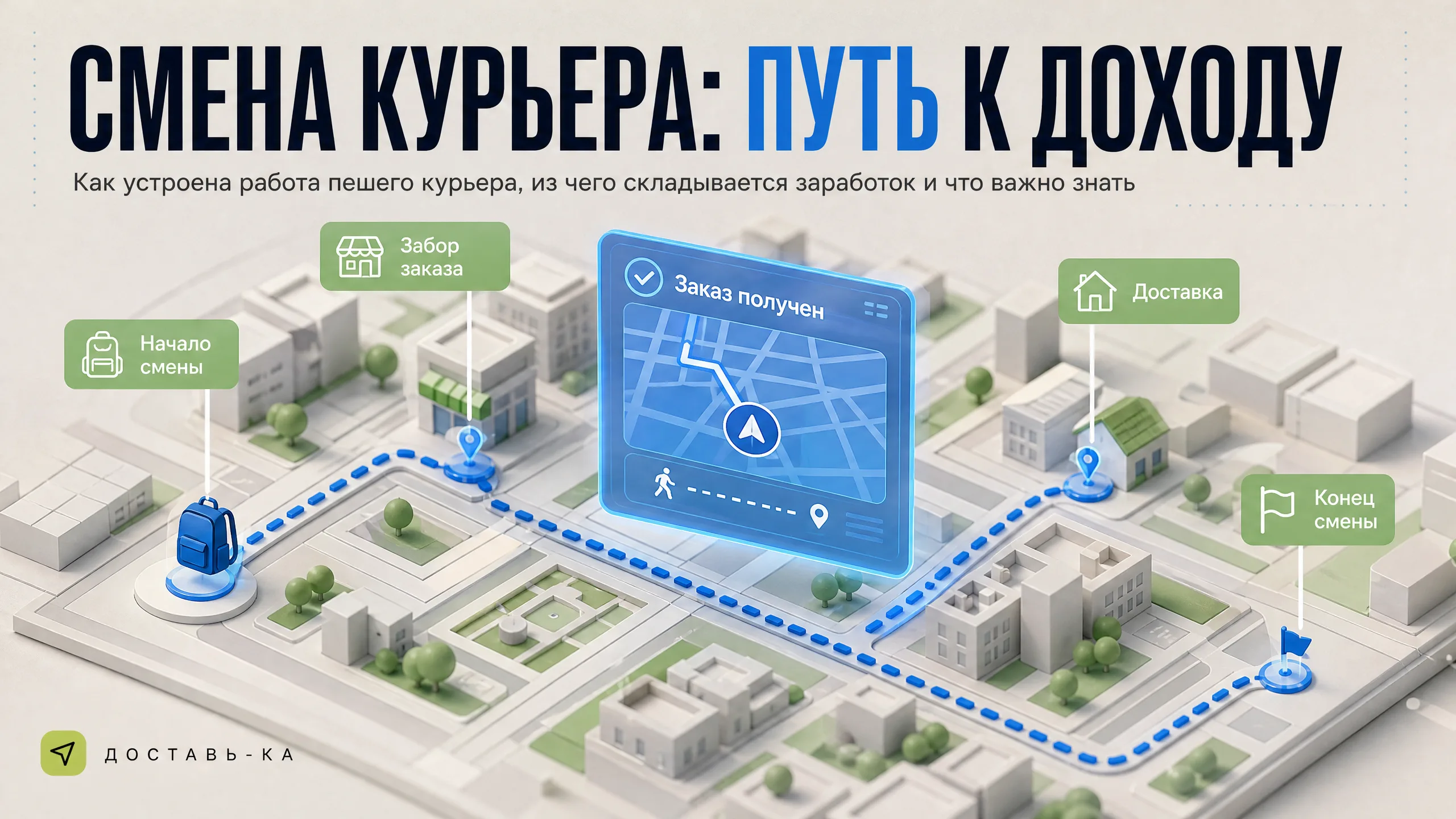 Как работает пеший курьер по доставке еды в Яндекс Еде и TopGo в 2026 году