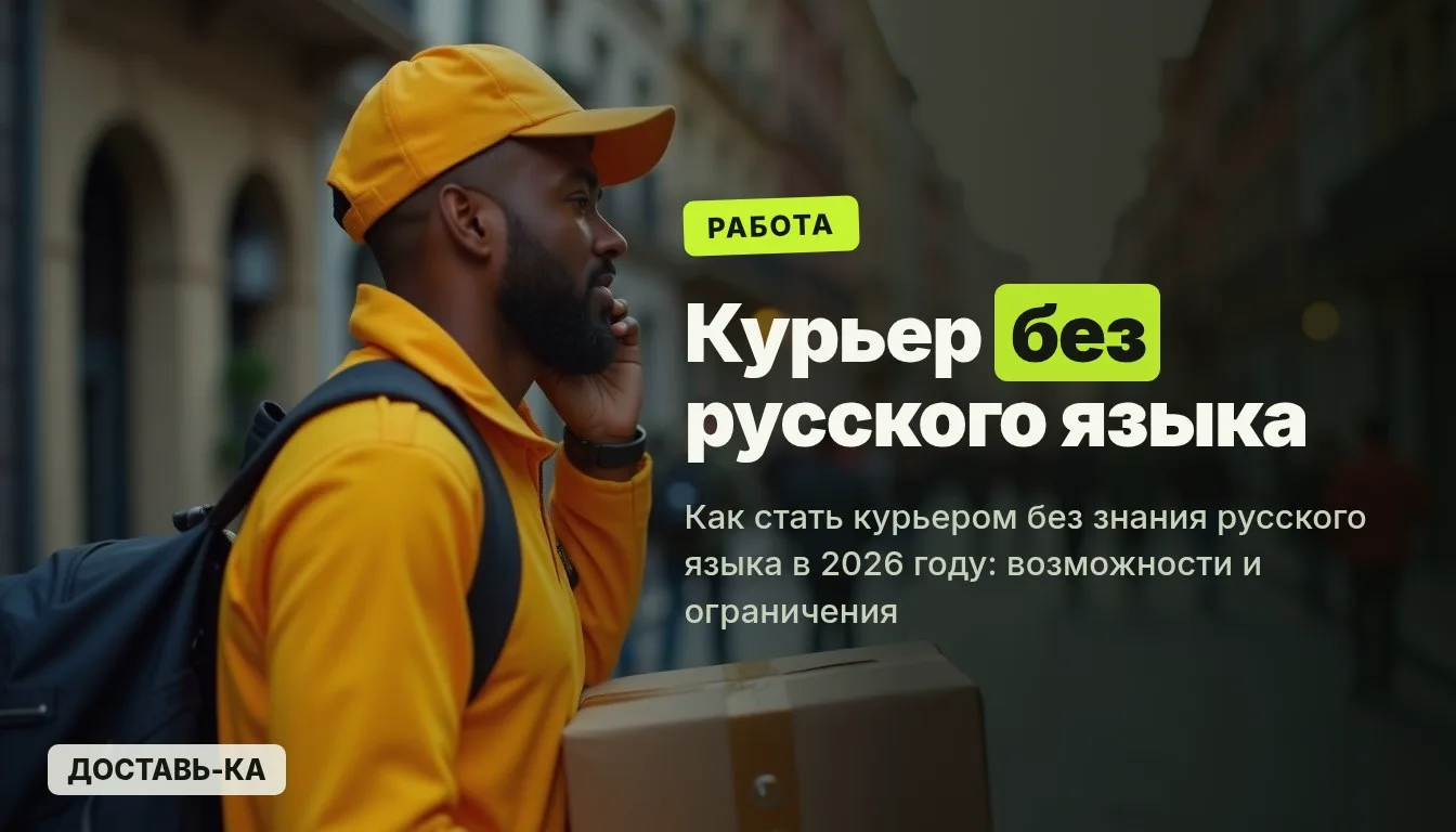 Курьер без русского языка: возможности и ограничения в 2026