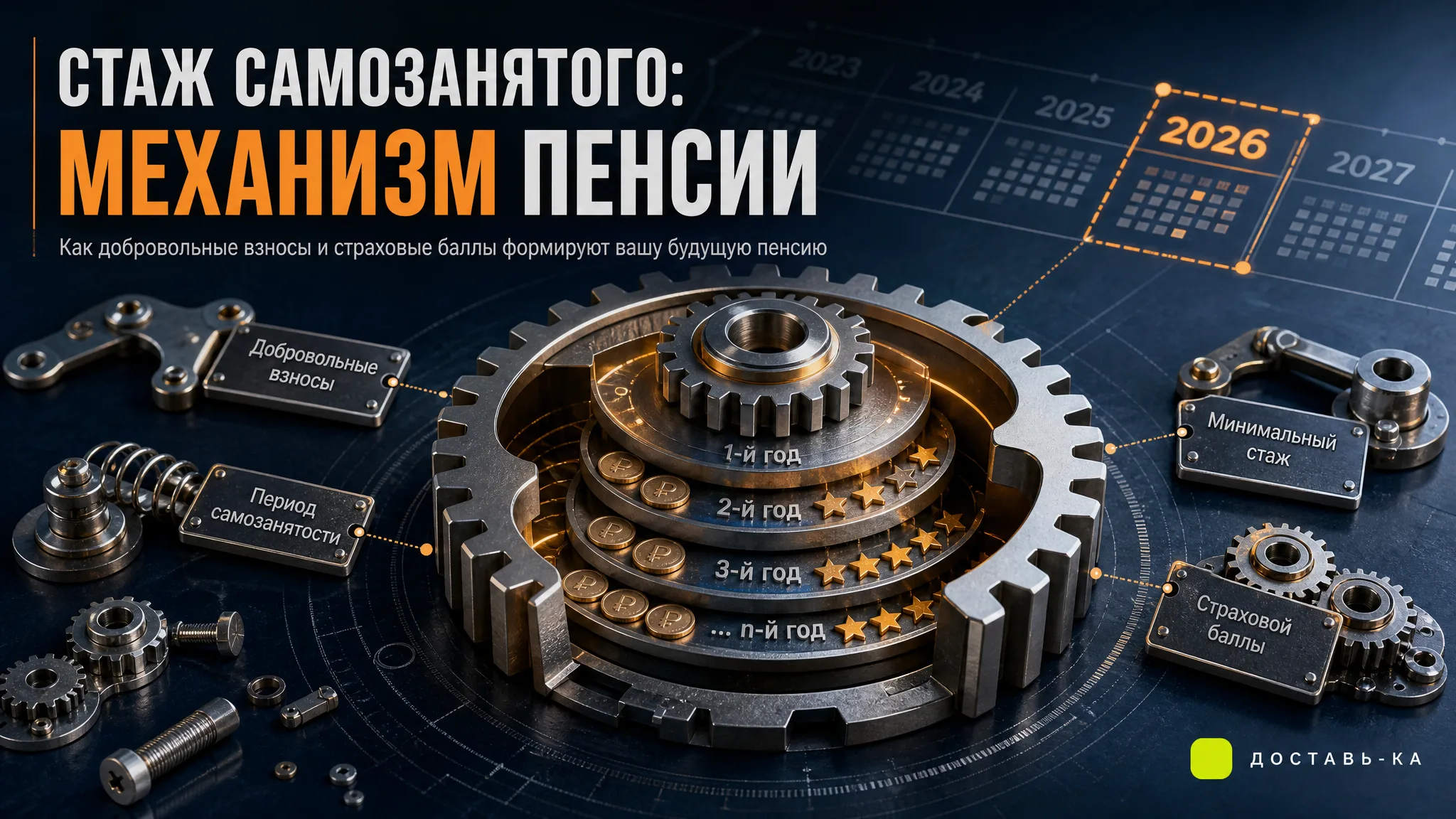 Как стаж самозанятых для пенсии учитывается в 2026 году: разбираемся с нюансами