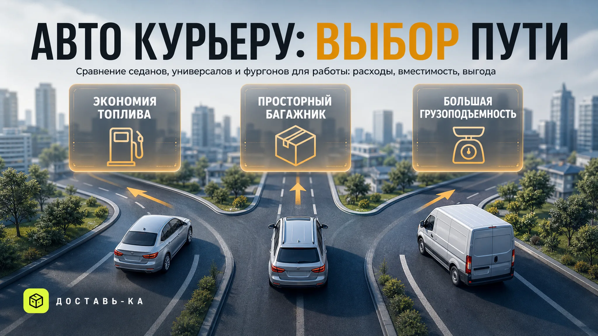 Какую машину выбрать для работы курьером в 2026 году? Сравнение авто