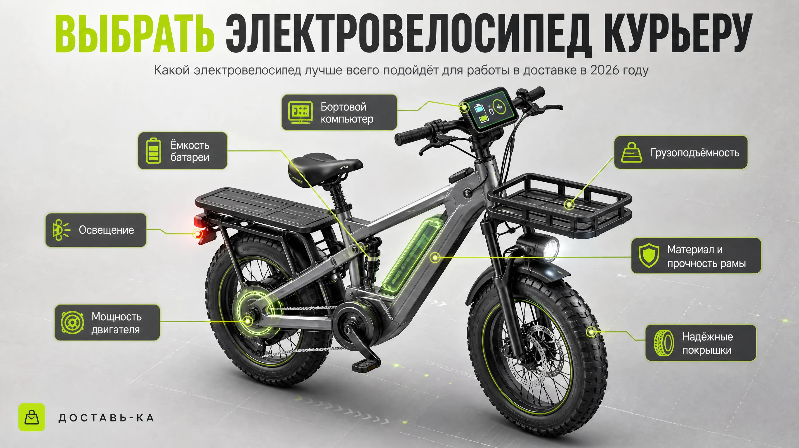 Рейтинг электровелосипедов для курьеров: как выбрать модель в 2026 году