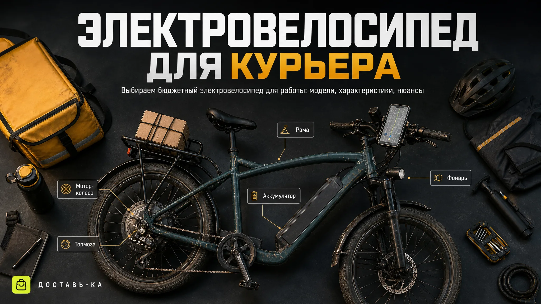 Как выбрать недорогой электровелосипед для курьера: обзор моделей в 2026 году