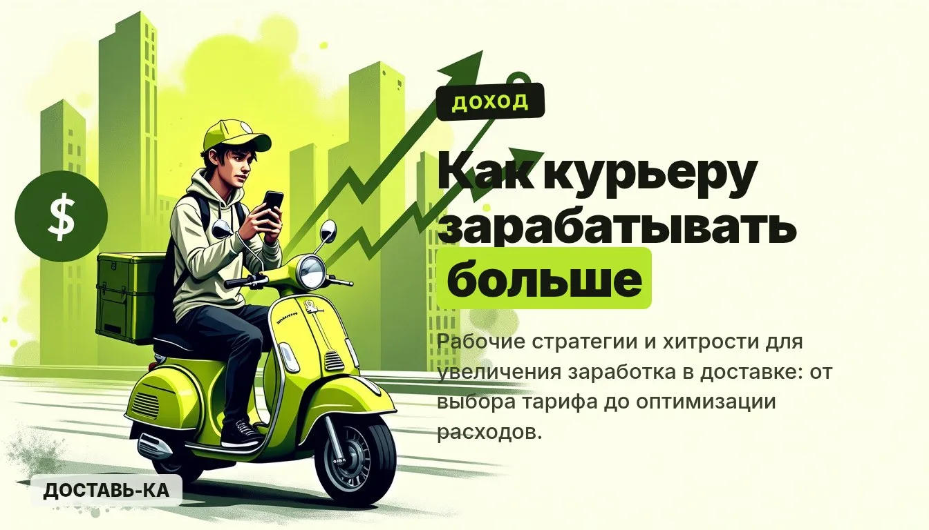Как курьеру зарабатывать больше в 2026 году: рабочие способы
