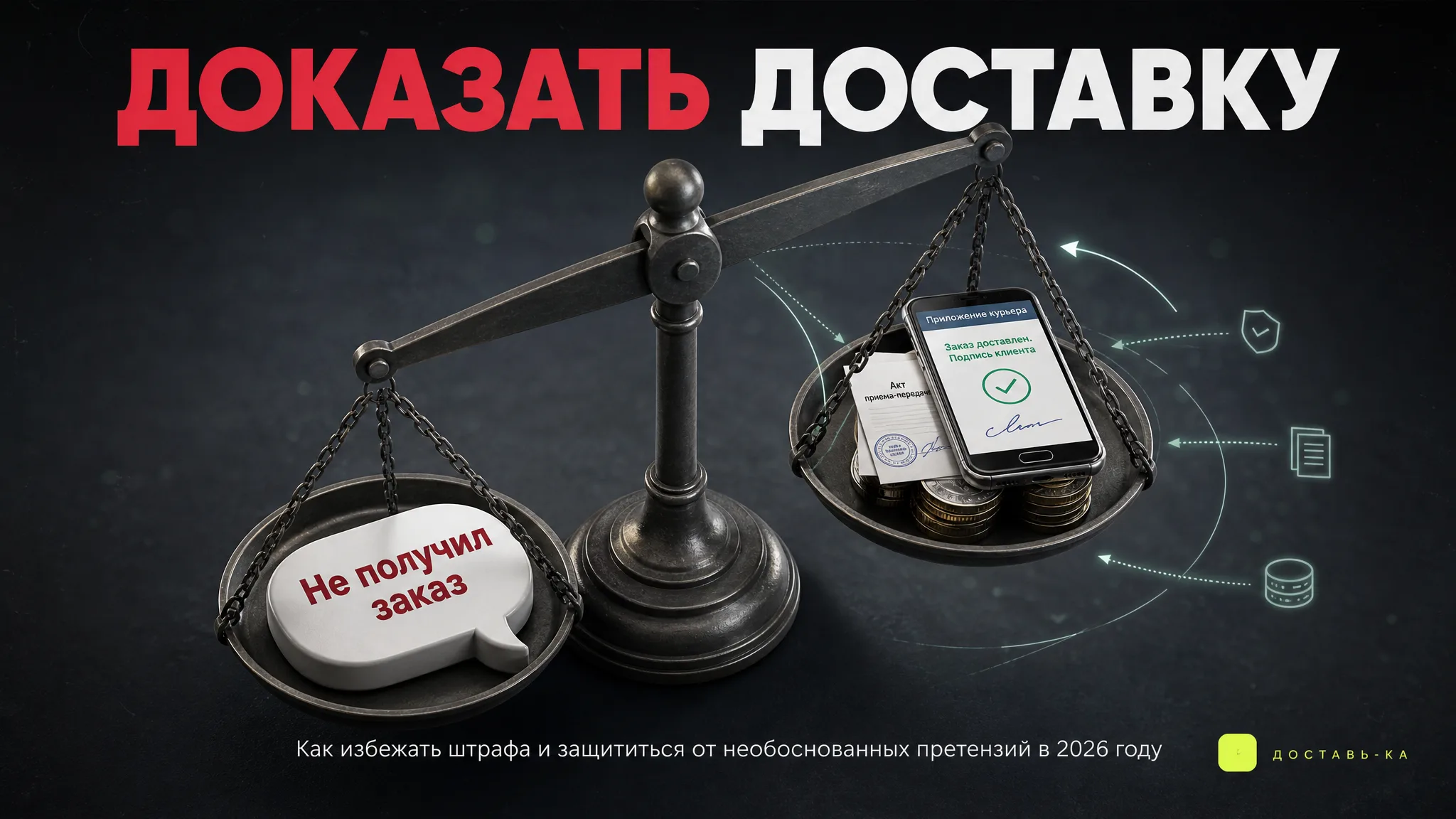 Клиент утверждает, что не получил заказ: как курьеру доказать доставку в 2026
