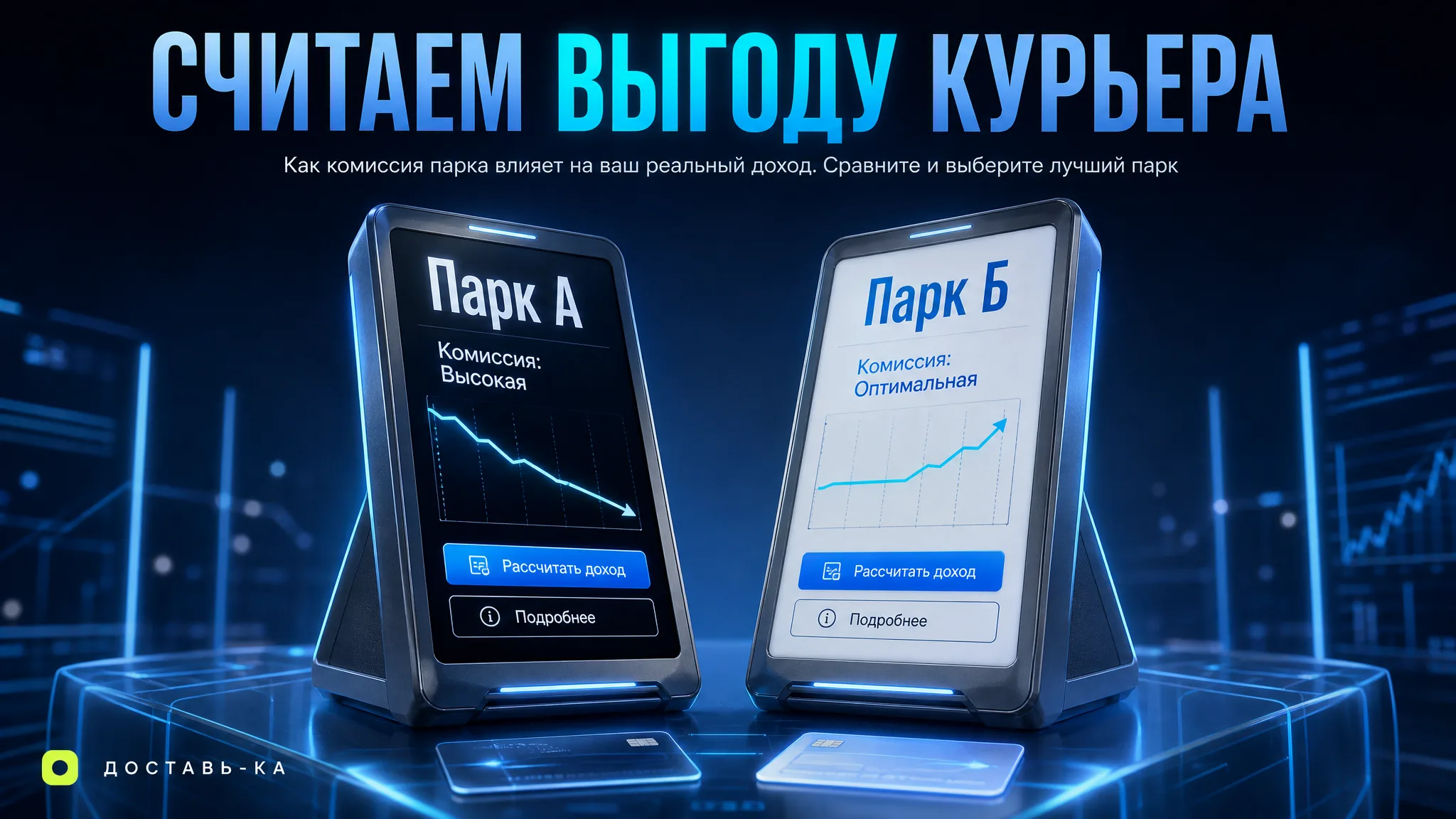 Комиссия парка курьеру: как посчитать свою выгоду в 2026 году