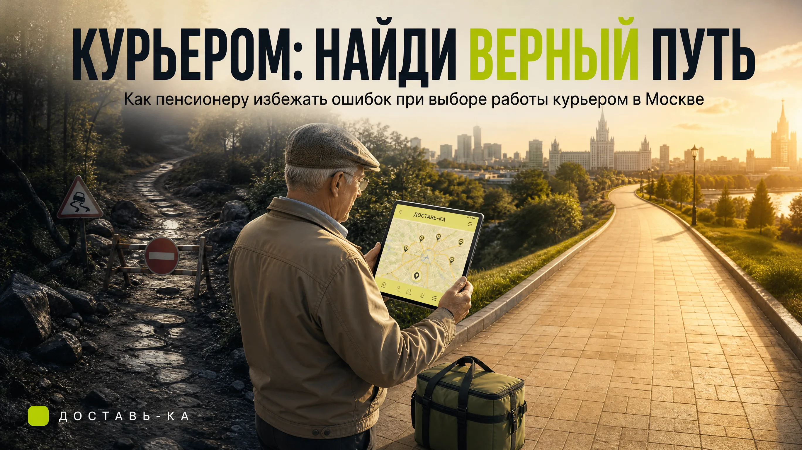 Работа курьером в Москве для пенсионеров: типичные ошибки и как их избежать в 2026 году