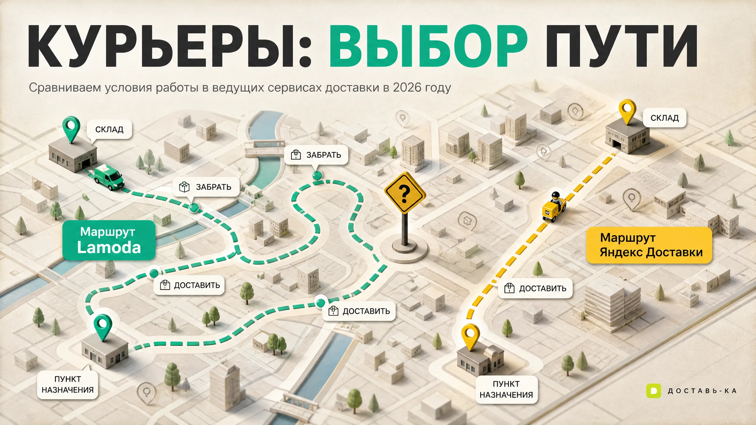 Курьер Lamoda: отзывы о работе. Сравниваем с Яндекс Доставкой в 2026