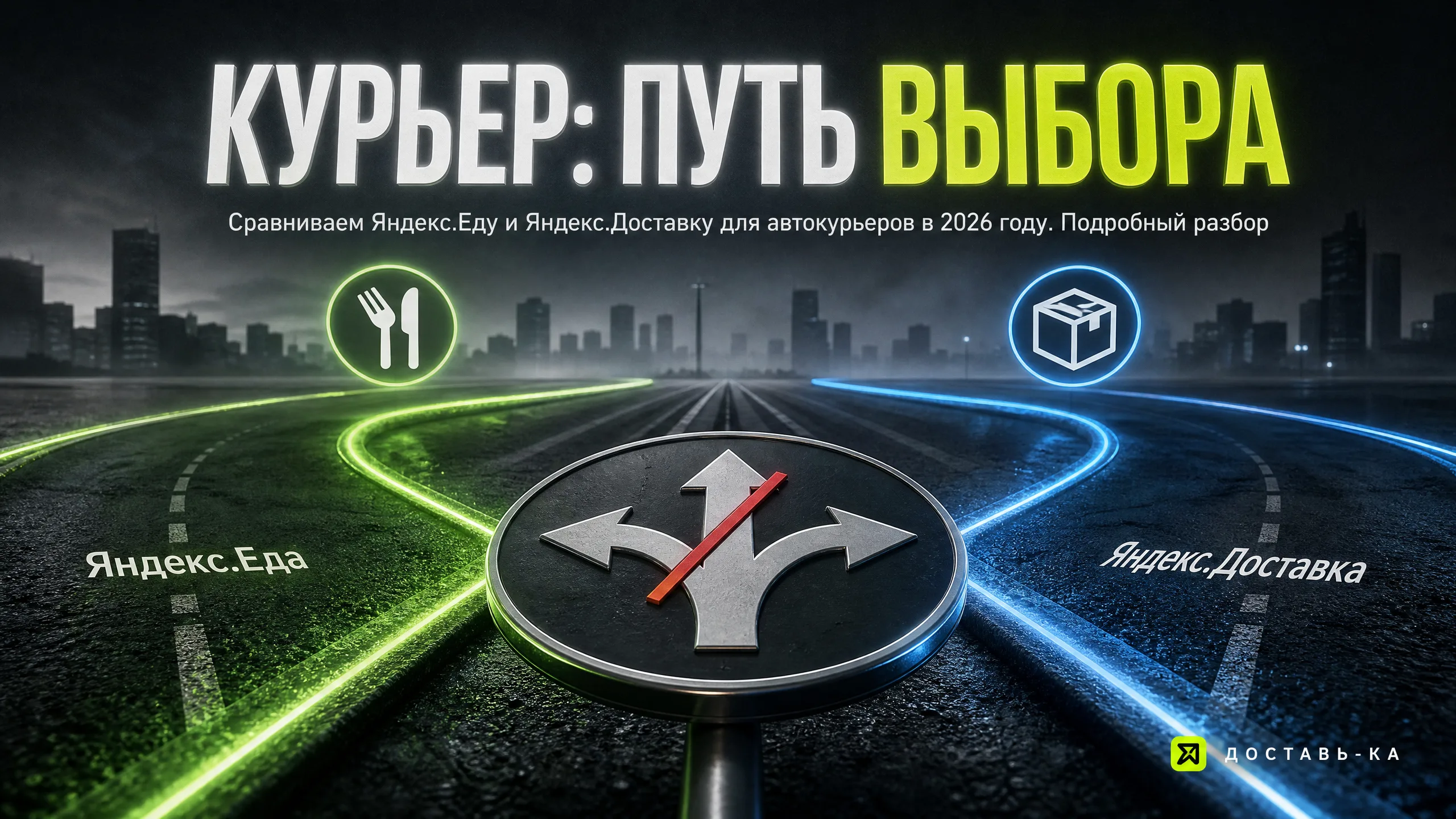 Где лучше работать курьером на машине: Яндекс.Еда или Яндекс.Доставка в 2026?