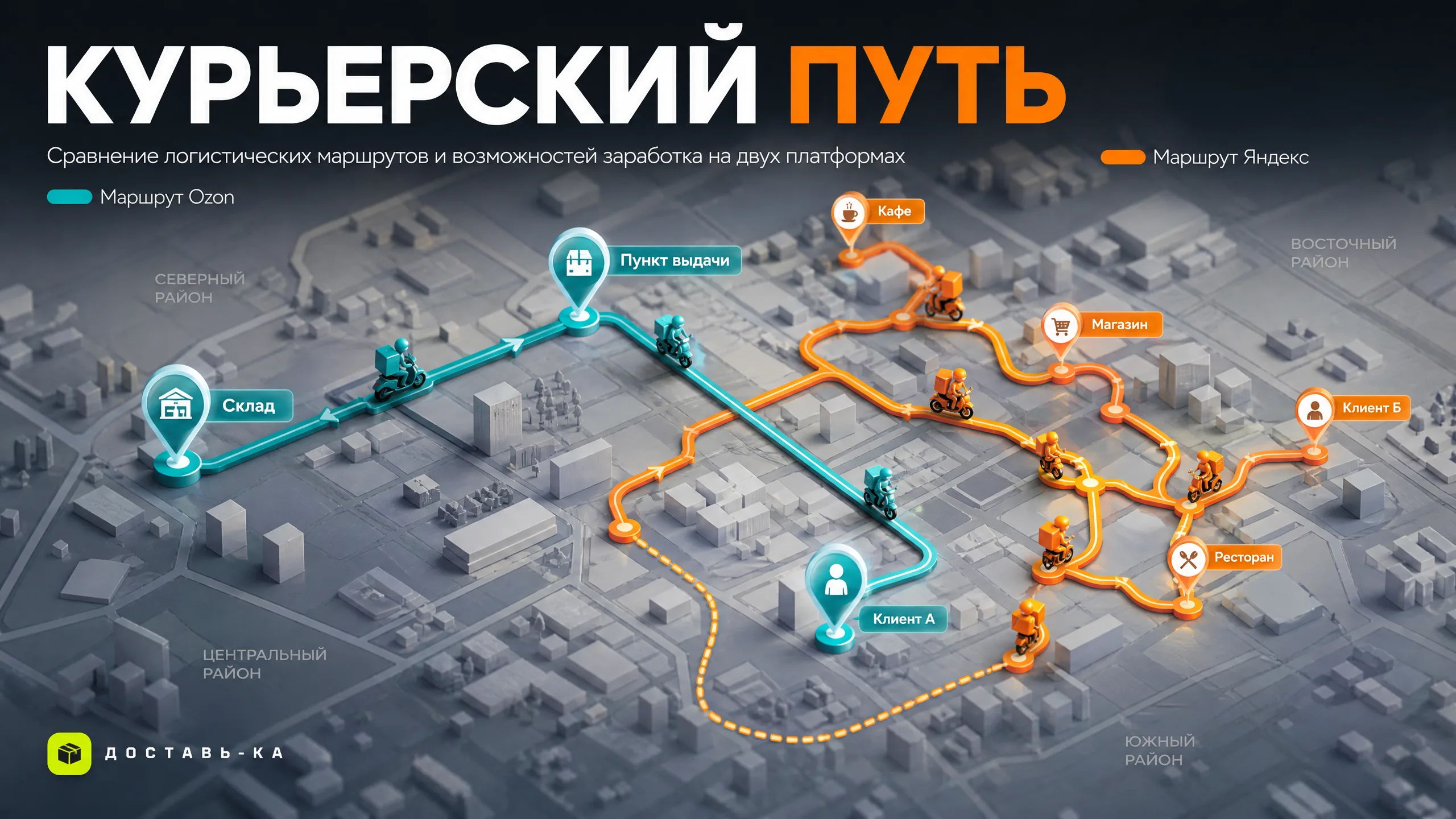 Курьер Ozon в Москве: сколько можно заработать? Сравнение с Яндекс 2026