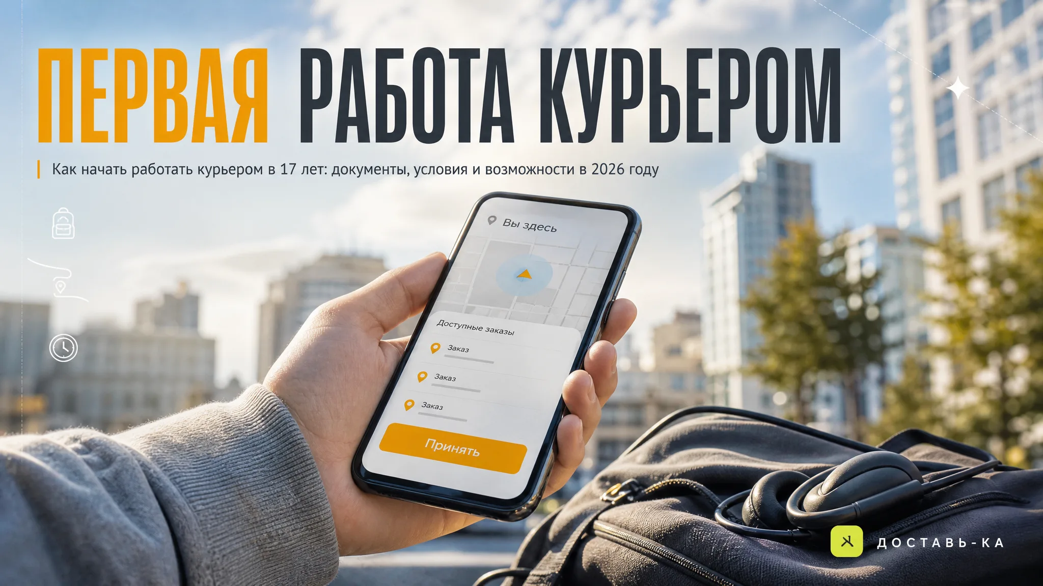 Работа на курьер 17 лета: как начать в 2026 году