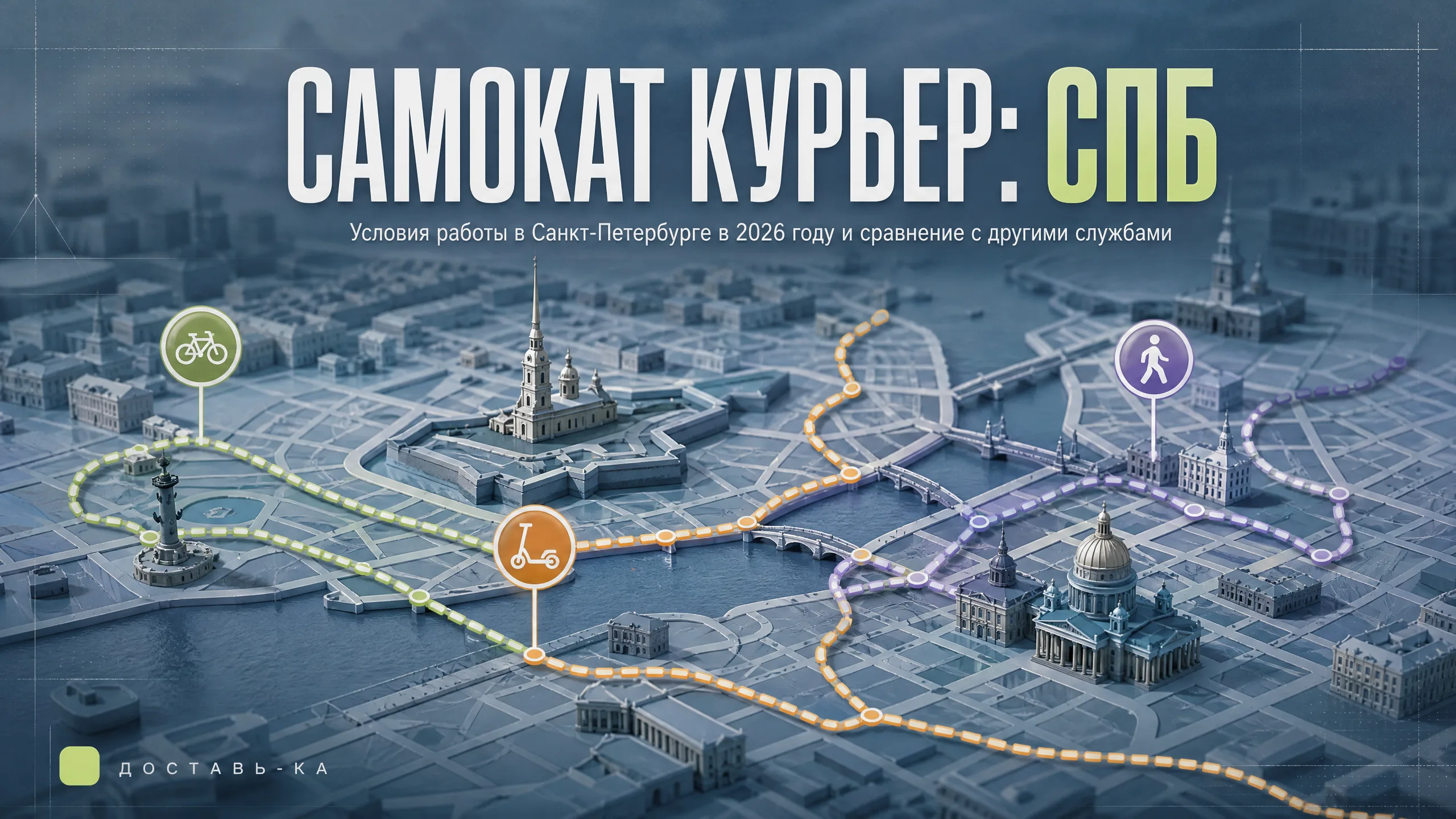 Самокат курьер Санкт-Петербург: условия работы в 2026 году