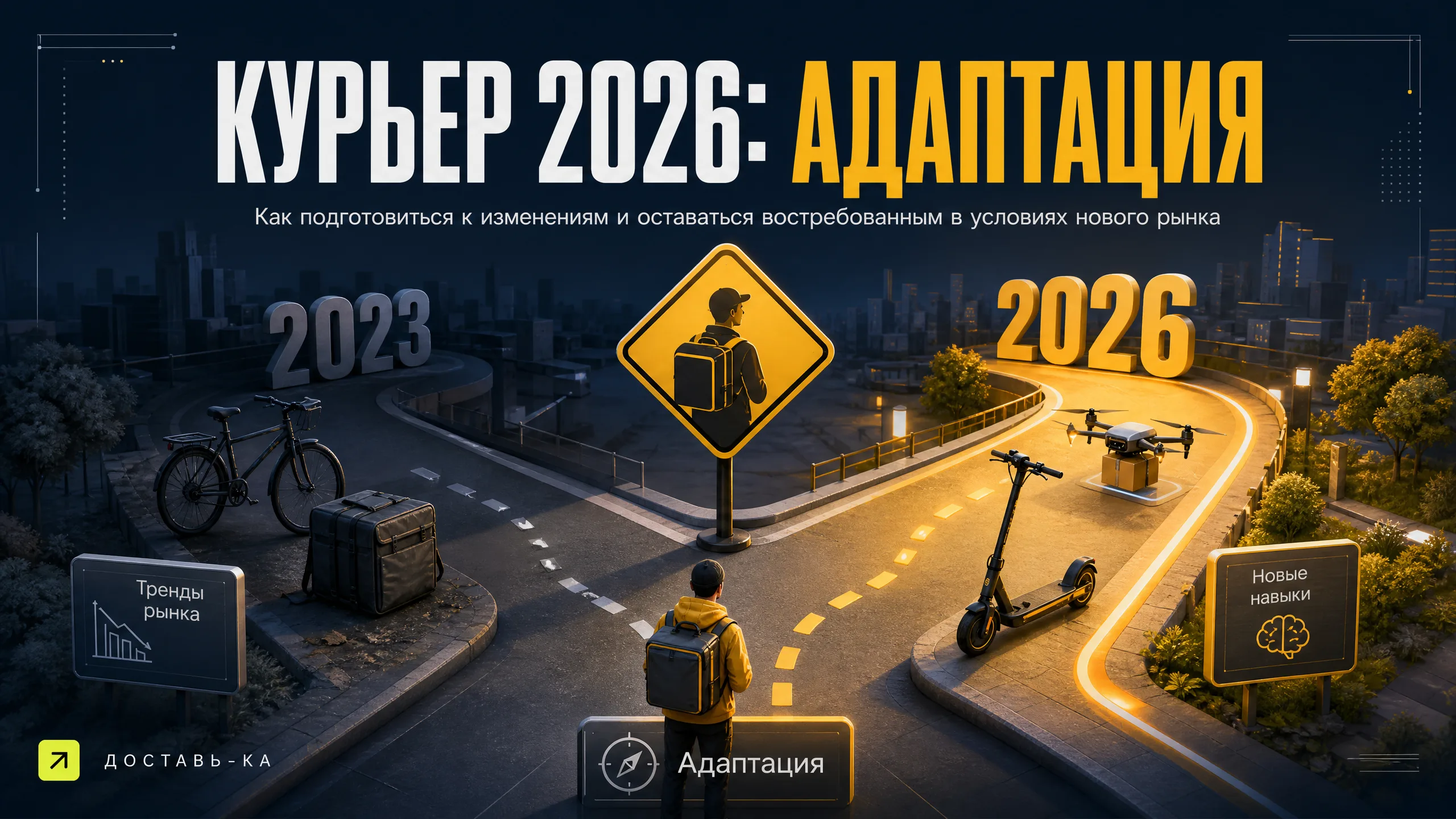Работа курьером в 2026 году: что изменится и как адаптироваться