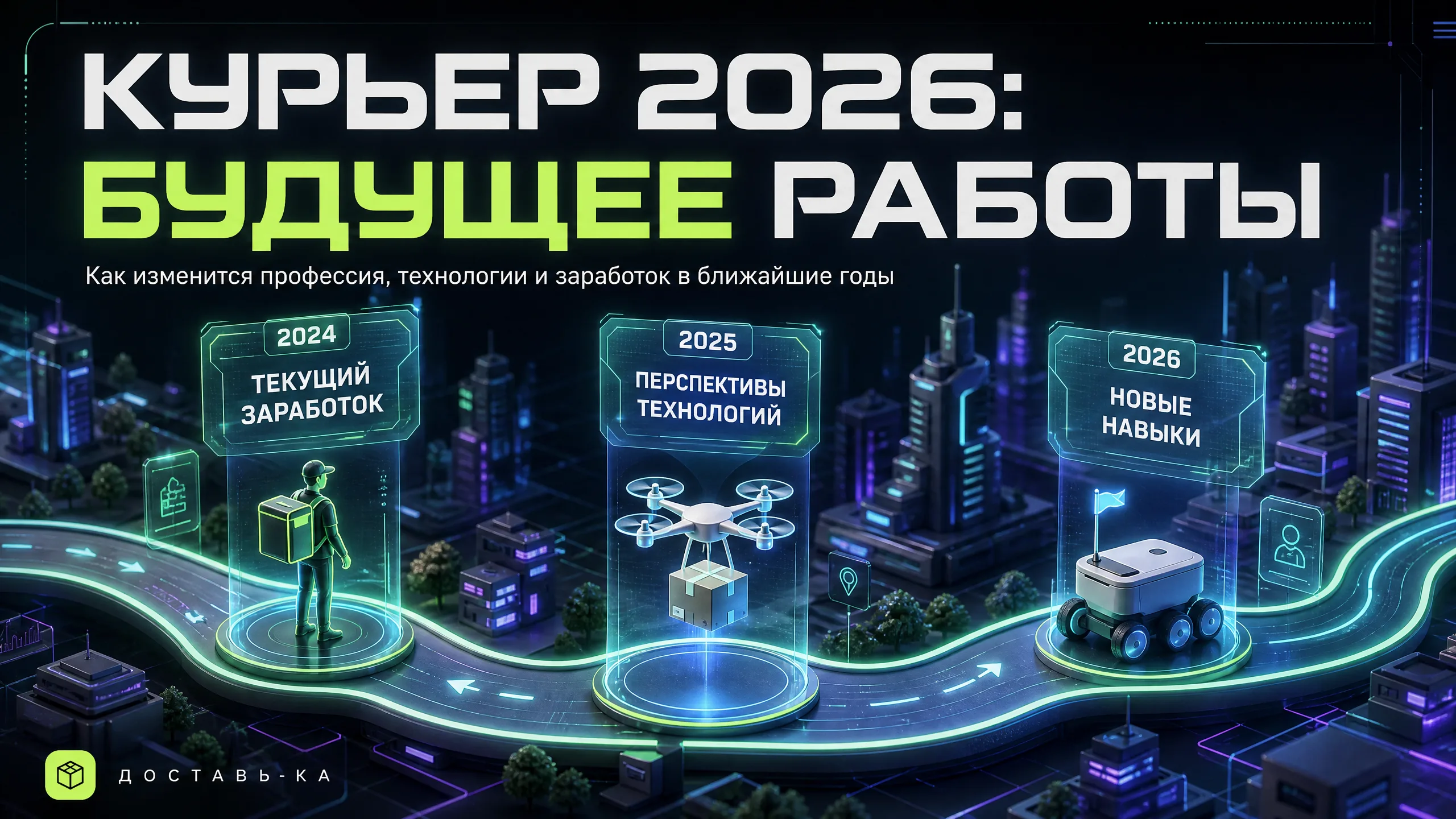 Работа курьером в 2026 году: что изменится и сколько можно заработать