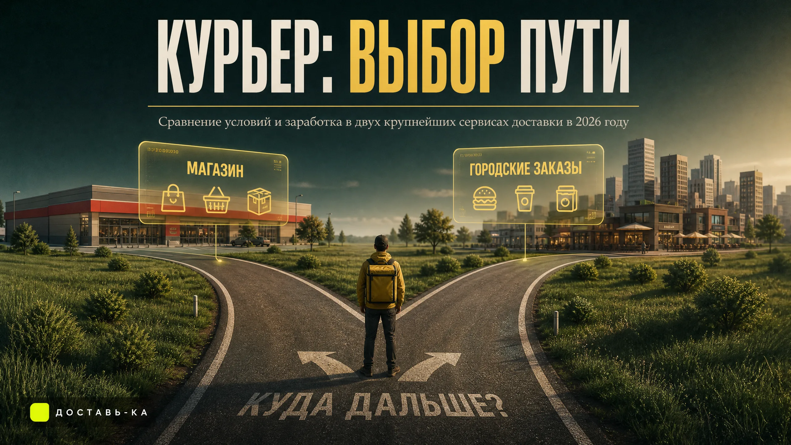 Курьер в Магнит или Яндекс Еду: что выбрать и где заработать больше в 2026 году?
