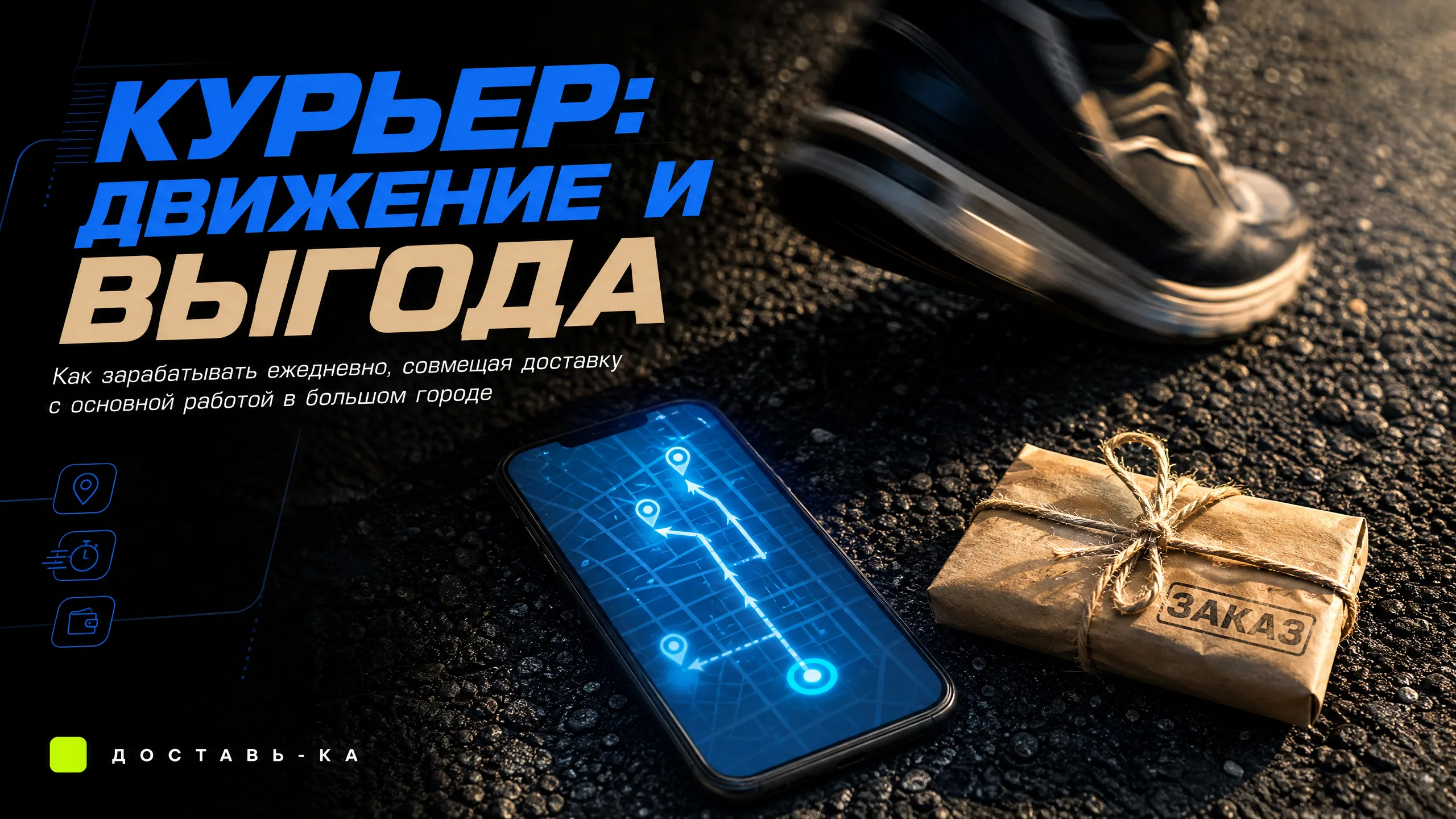 Подработка курьером в Москве: гибкий график и ежедневная оплата в 2026 году