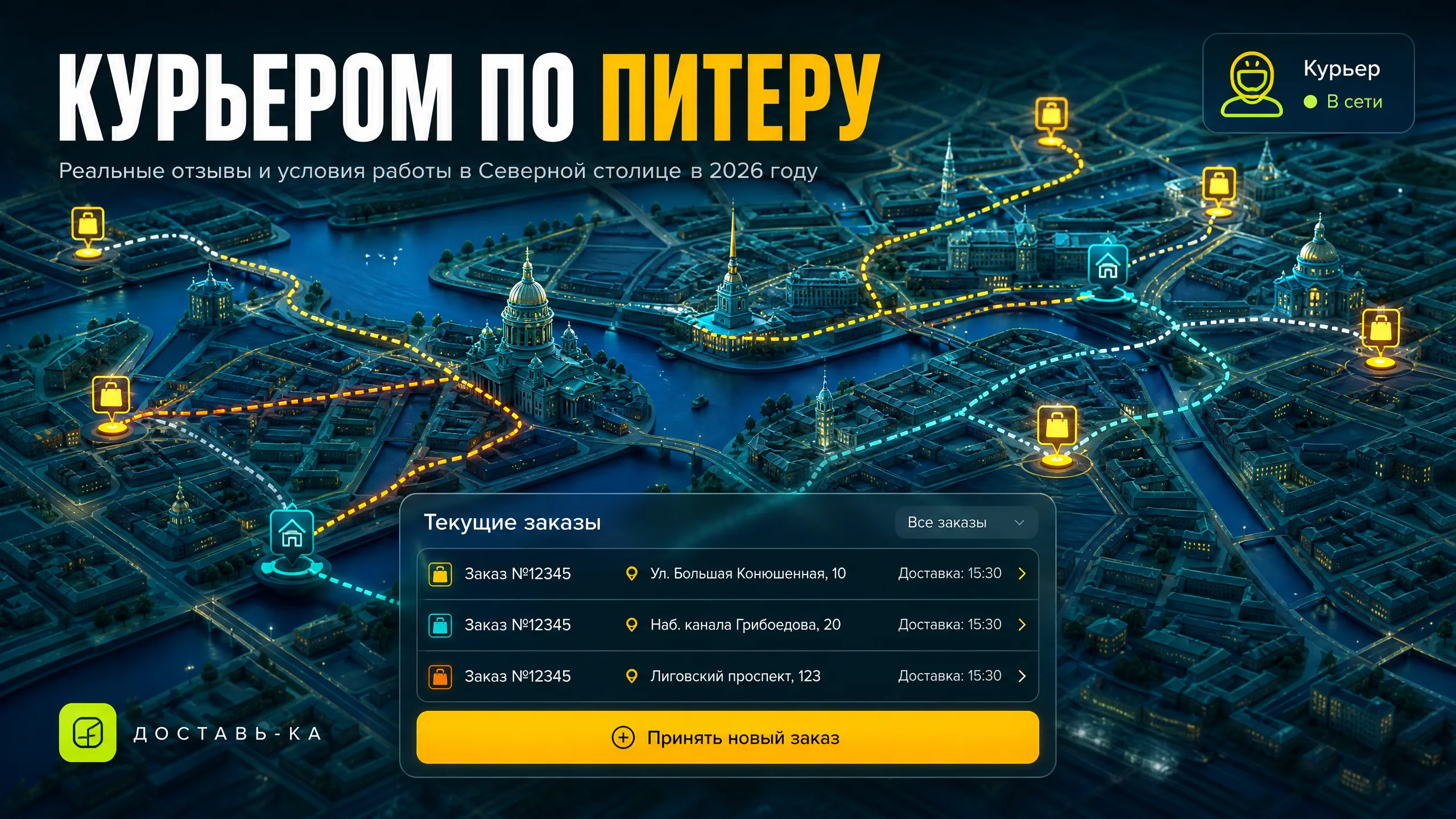 Работа курьером в Санкт-Петербурге: реальные отзывы о работе с нами в 2026