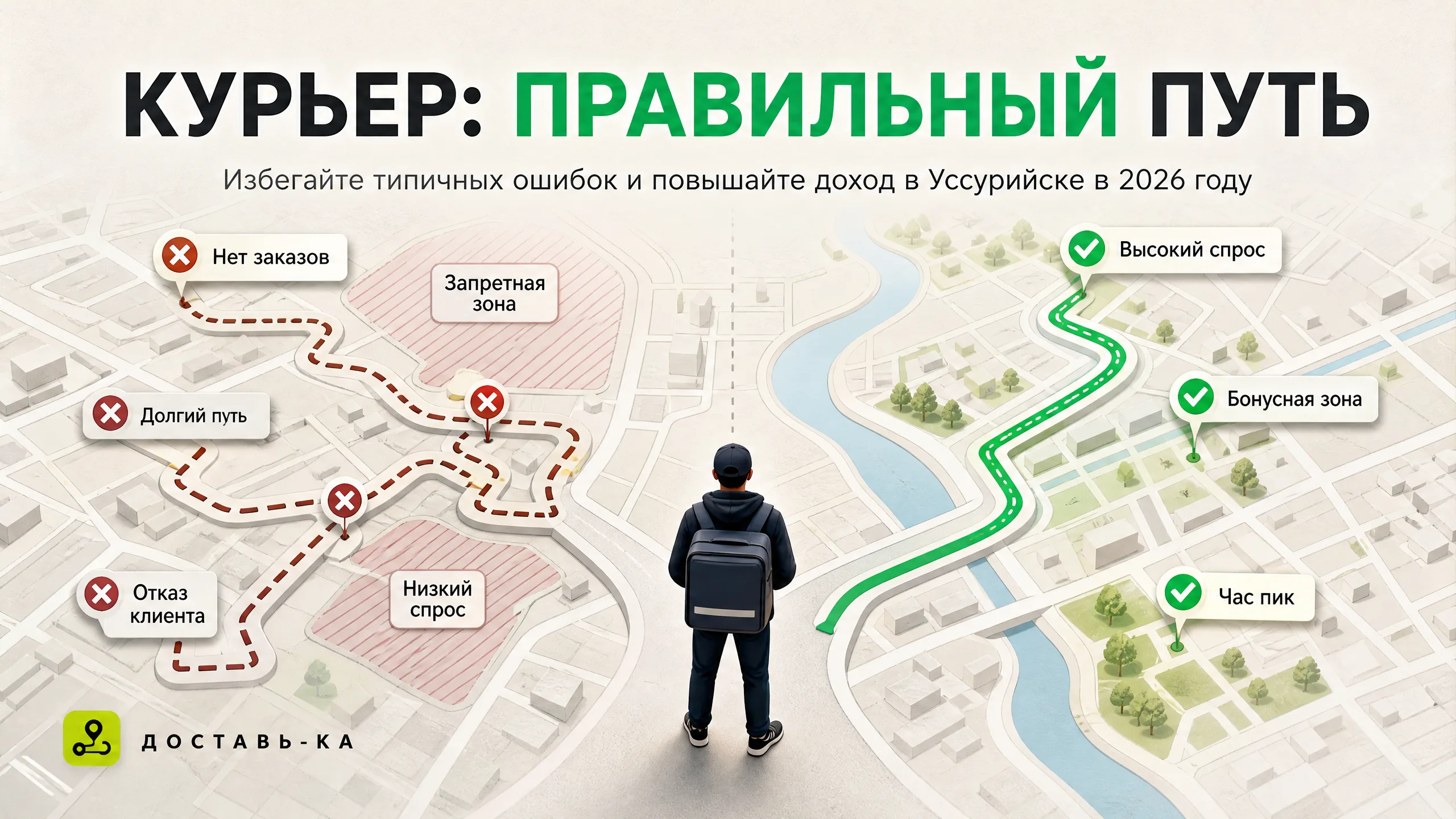 Курьер в Уссурийске: работа с высоким доходом в 2026 году