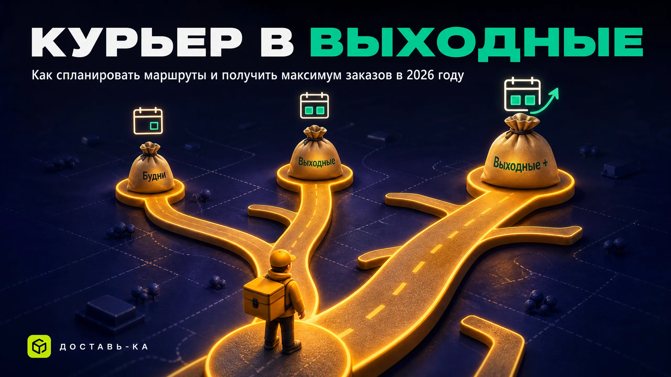 Курьер в выходные дни 2026: как заработать больше и спланировать время