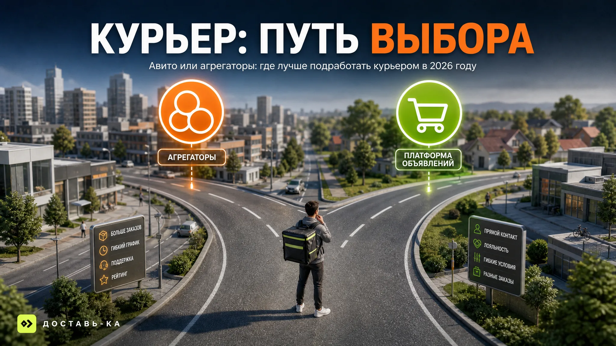 Курьерская подработка: Авито или агрегаторы? Где выгоднее в 2026 году?