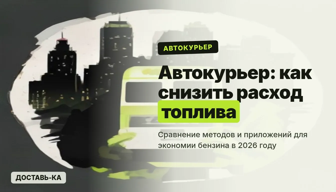 Автокурьер: оптимизация расхода бензина — советы и приложения в 2026 году