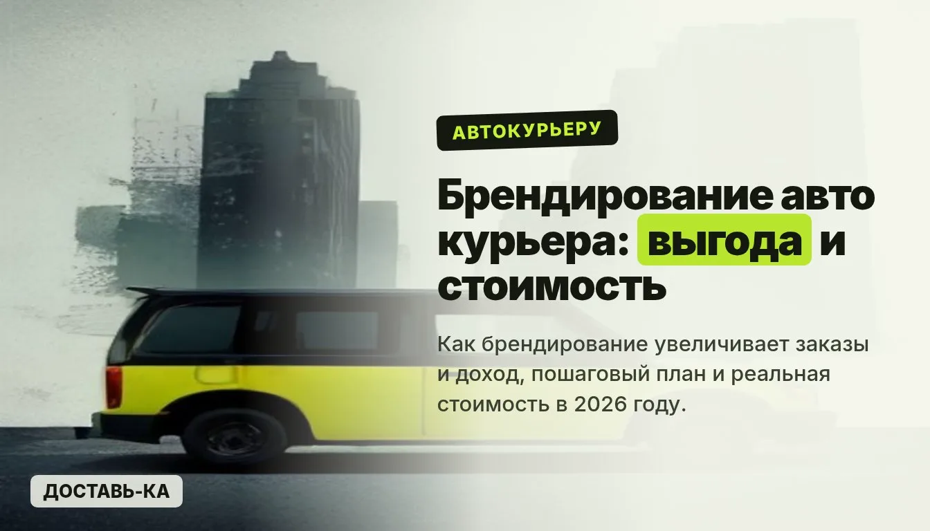 Брендирование авто курьера: что дает и сколько стоит в 2026 году